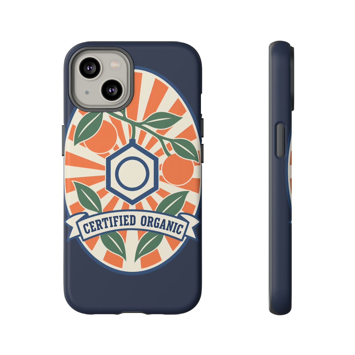 Certified Organic Chemistry - Tough Phone Case (Apple iPhone) 🍊