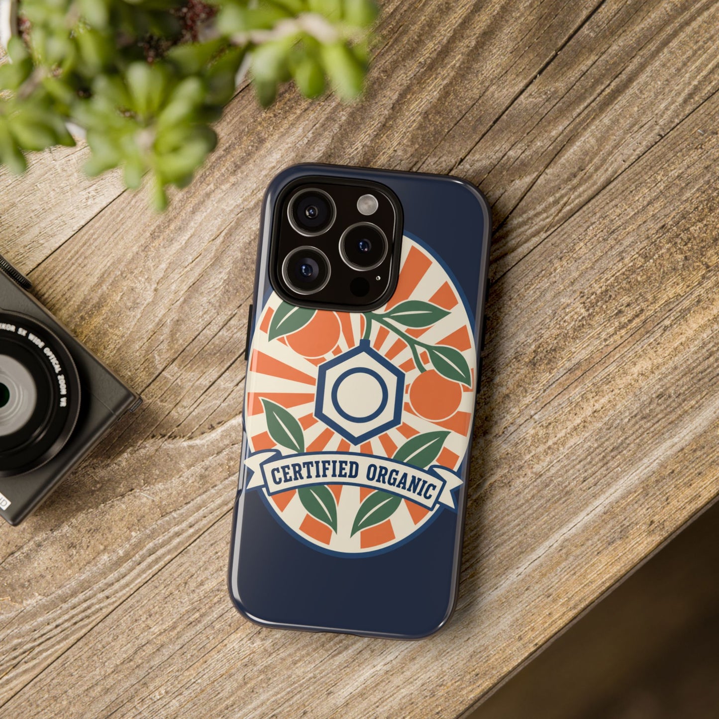 Certified Organic Chemistry - Tough Phone Case (Apple iPhone) 🍊