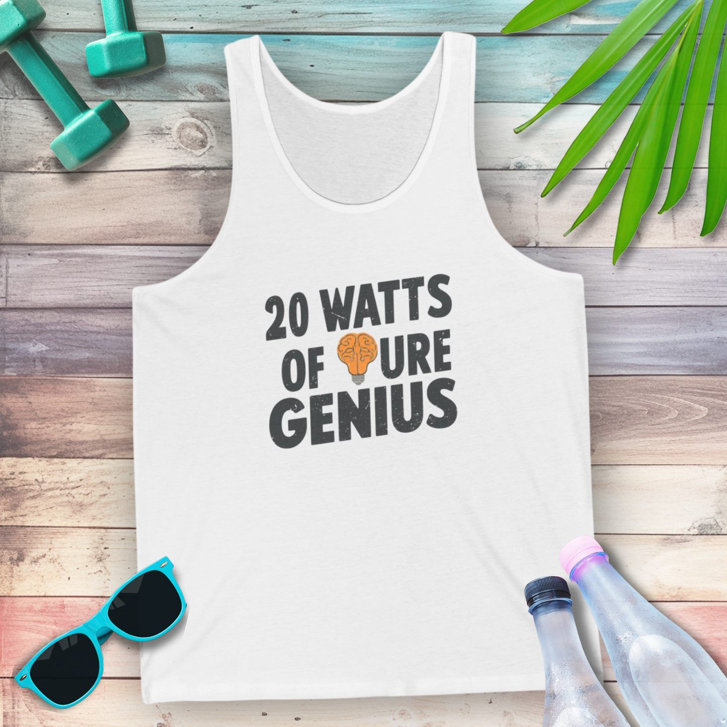20 Watts of Pure Genius Tank Top