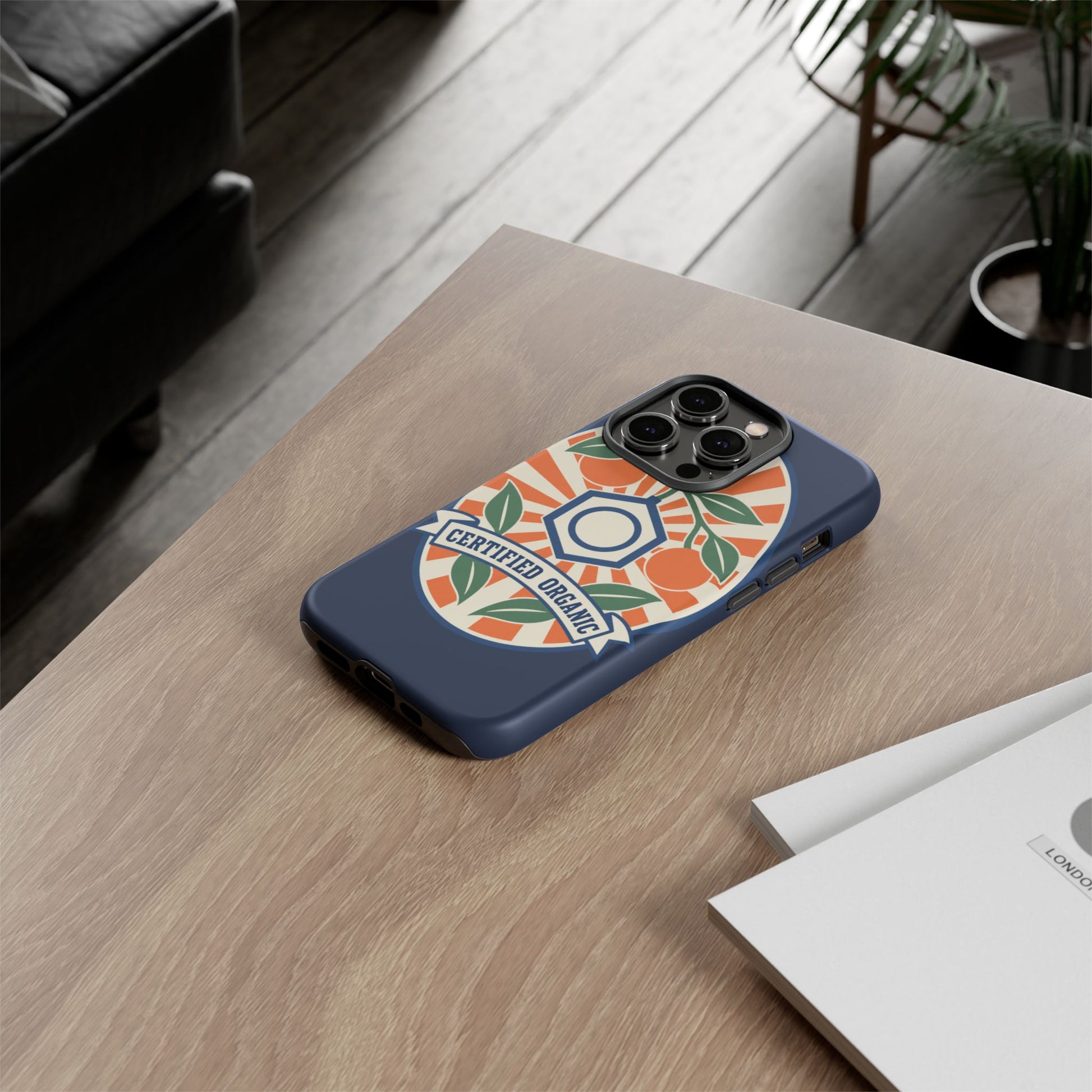 Certified Organic Chemistry - Tough Phone Case (Apple iPhone) 🍊