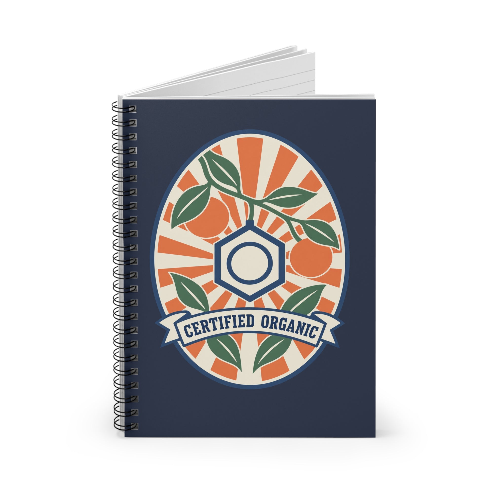 Certified Organic Chemistry - Spiral Notebook 🍊