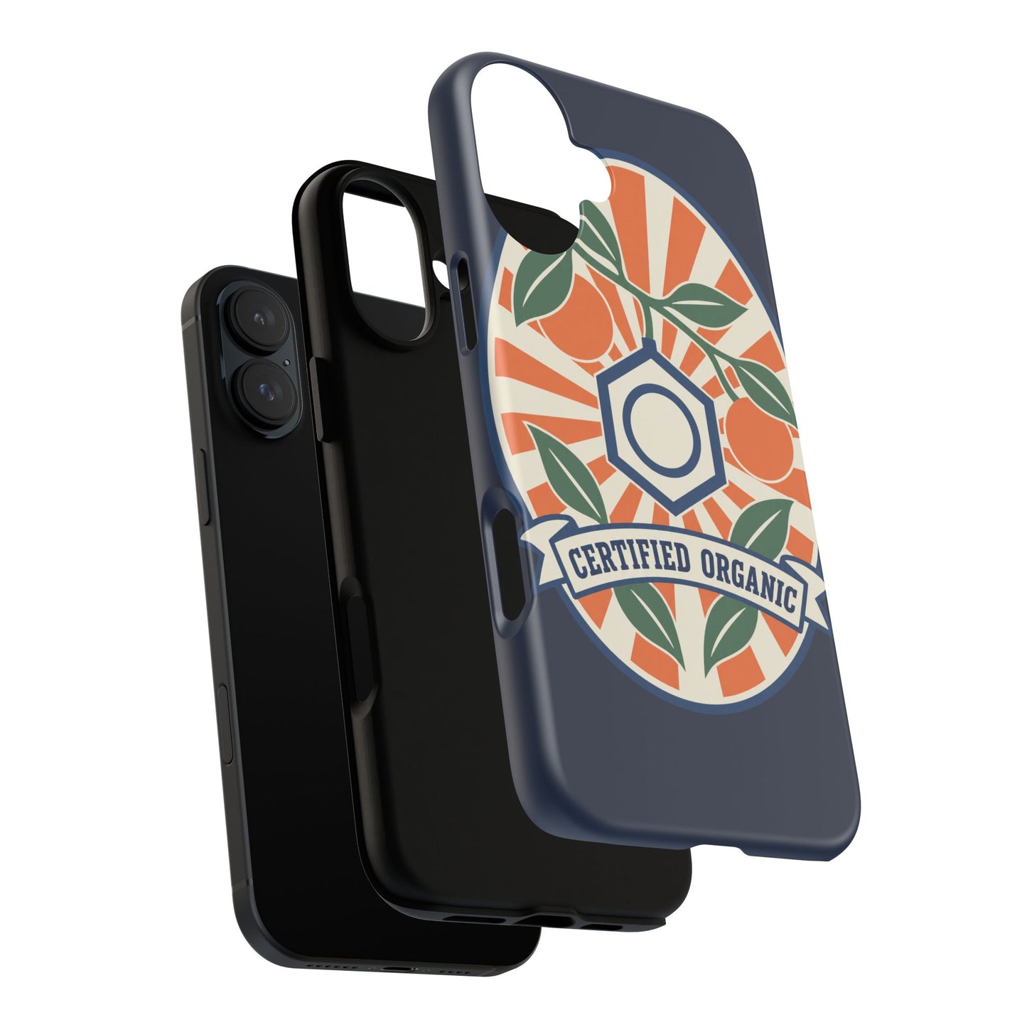 Certified Organic Chemistry - Tough Phone Case (Apple iPhone) 🍊