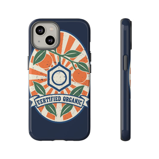 Certified Organic Chemistry - Tough Phone Case (Apple iPhone) 🍊