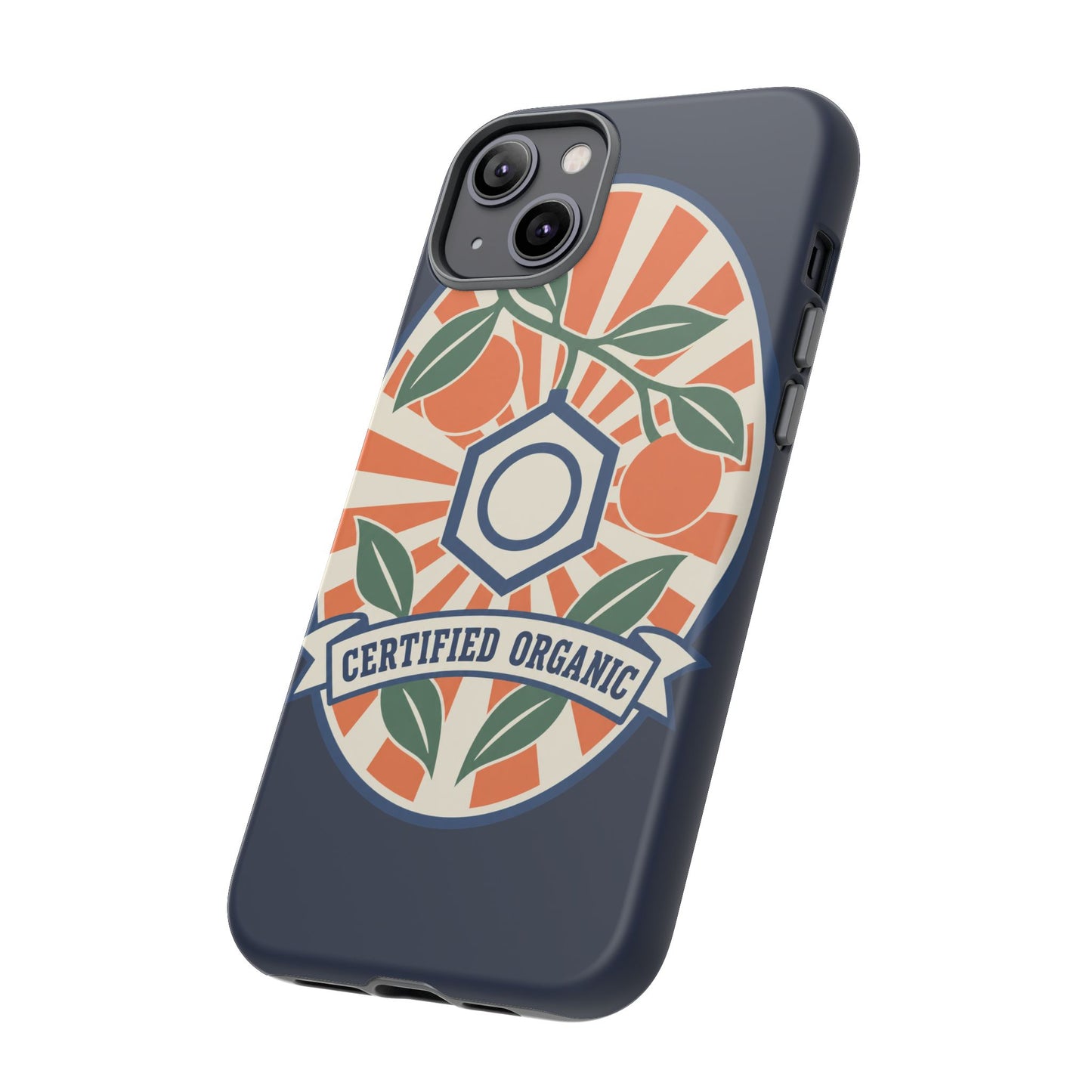 Certified Organic Chemistry - Tough Phone Case (Apple iPhone) 🍊