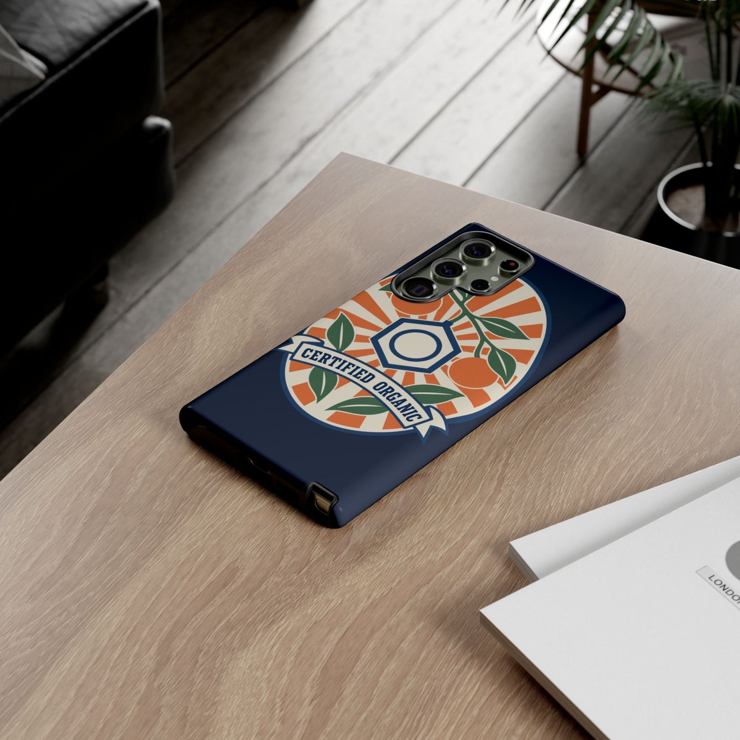 Certified Organic Chemistry - Tough Phone Case (Samsung Galaxy) 🍊