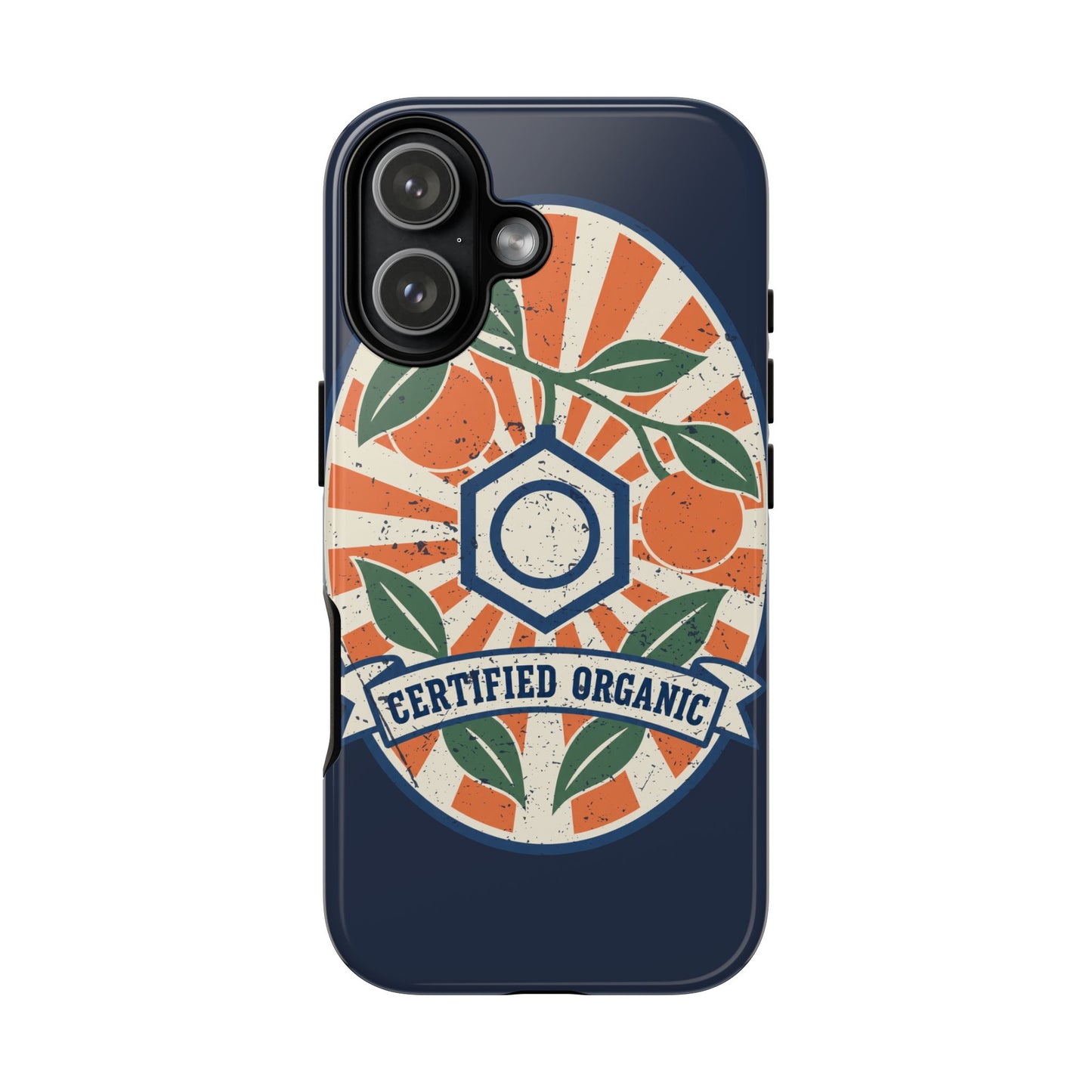 Certified Organic Chemistry - Tough Phone Case (Apple iPhone) 🍊