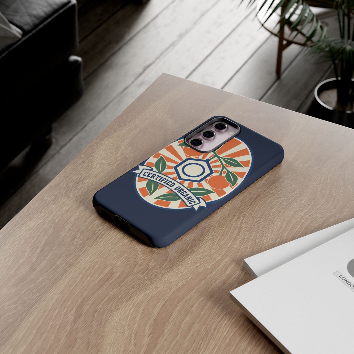Certified Organic Chemistry - Tough Phone Case (Samsung Galaxy) 🍊