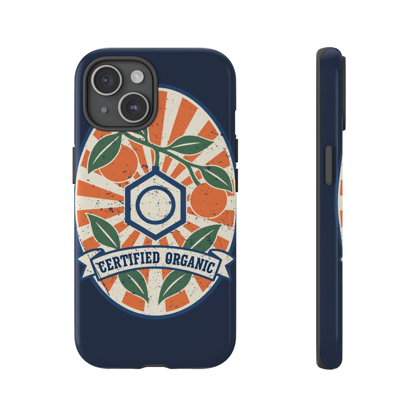 Certified Organic Chemistry - Tough Phone Case (Apple iPhone) 🍊