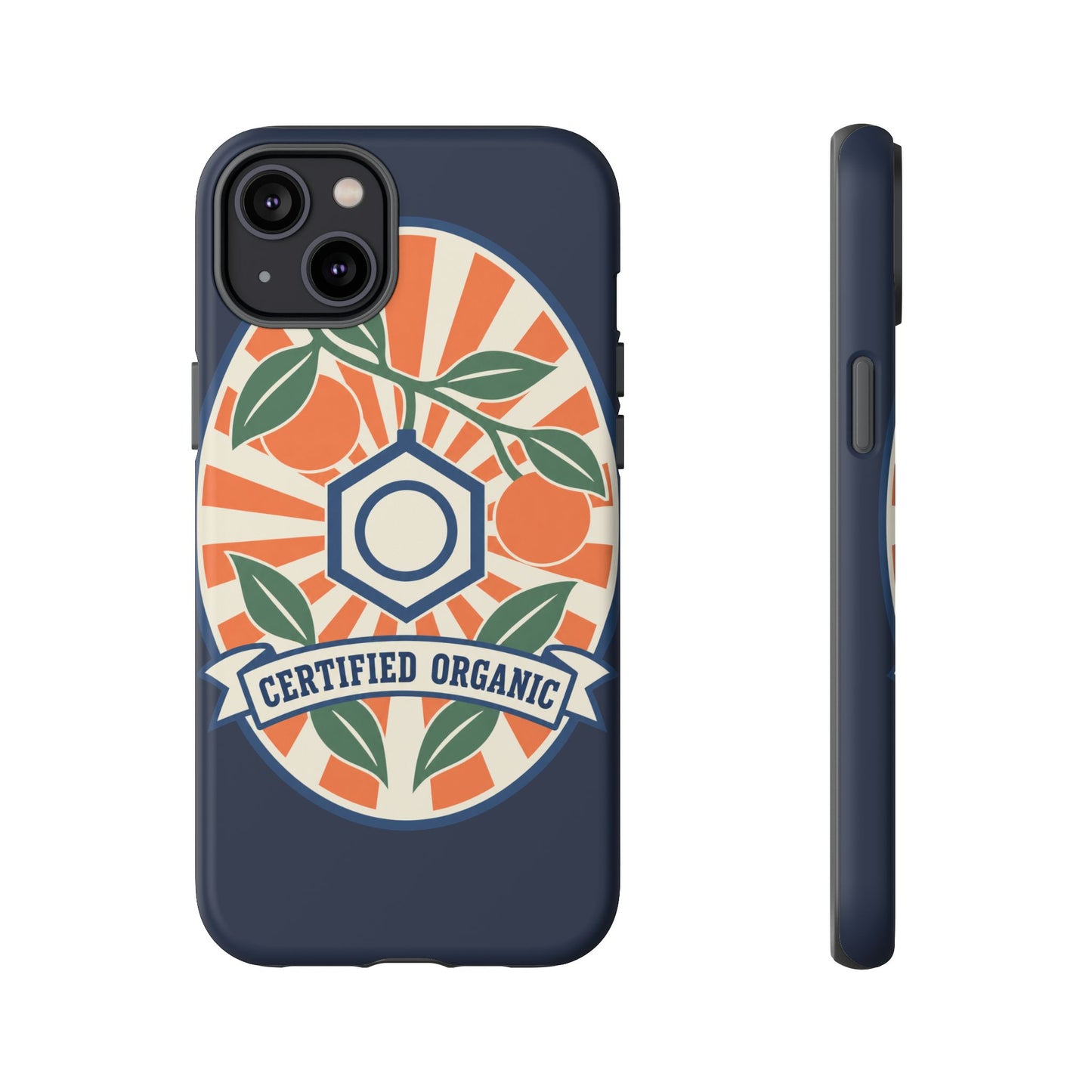 Certified Organic Chemistry - Tough Phone Case (Apple iPhone) 🍊