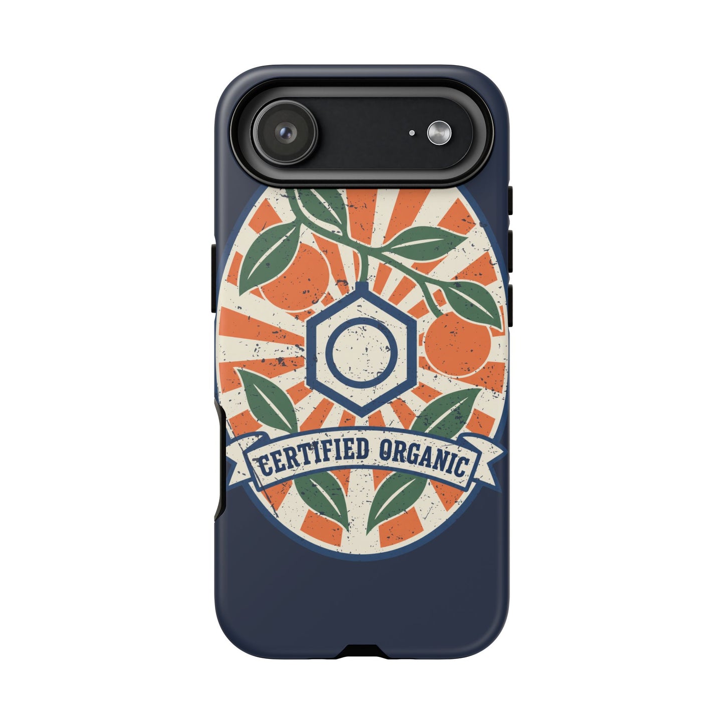 Certified Organic Chemistry - Tough Phone Case (Apple iPhone) 🍊