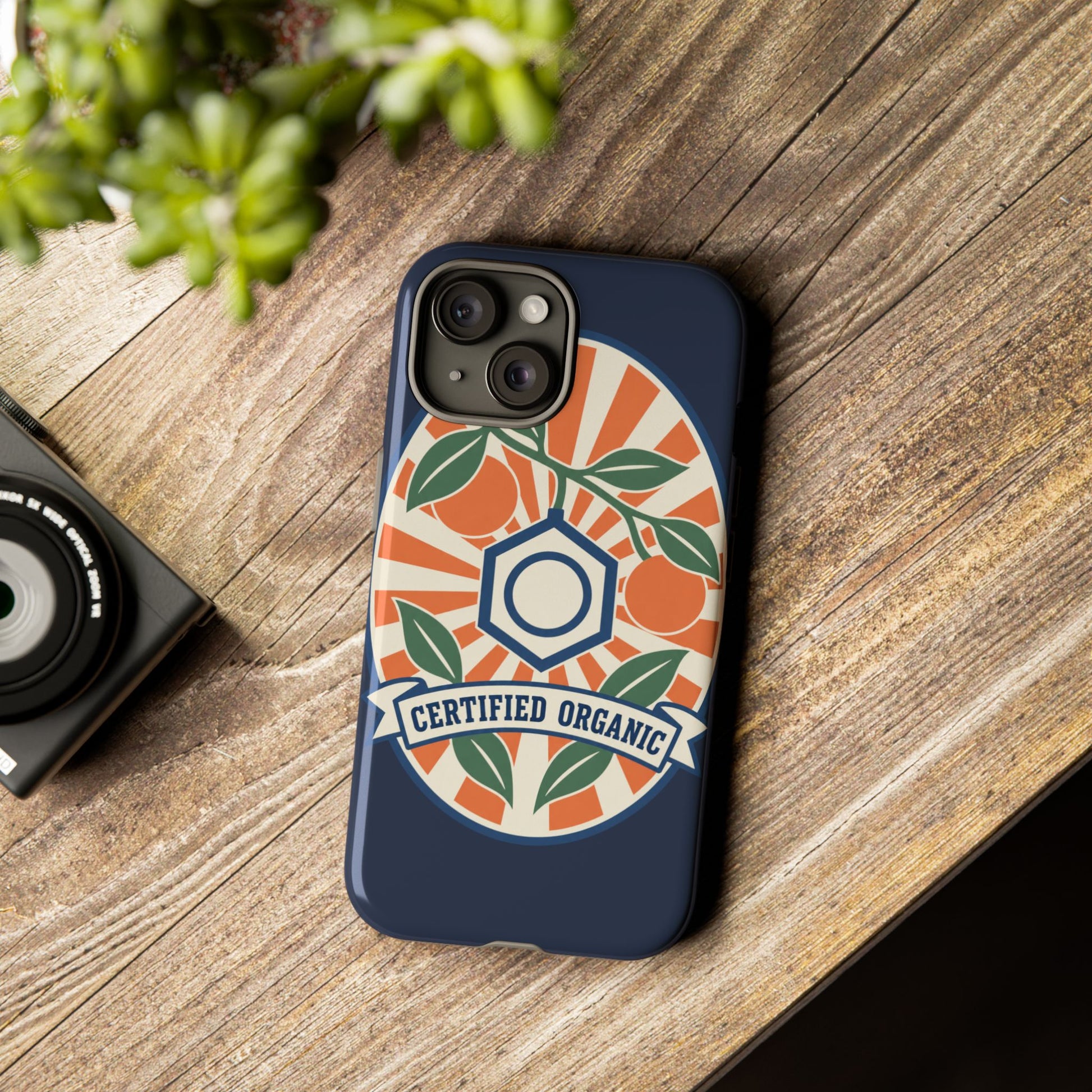 Certified Organic Chemistry - Tough Phone Case (Apple iPhone) 🍊
