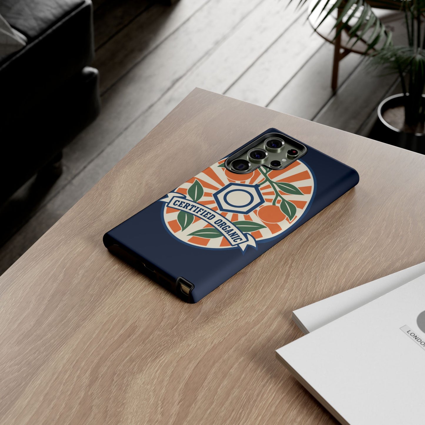Certified Organic Chemistry - Tough Phone Case (Samsung Galaxy) 🍊
