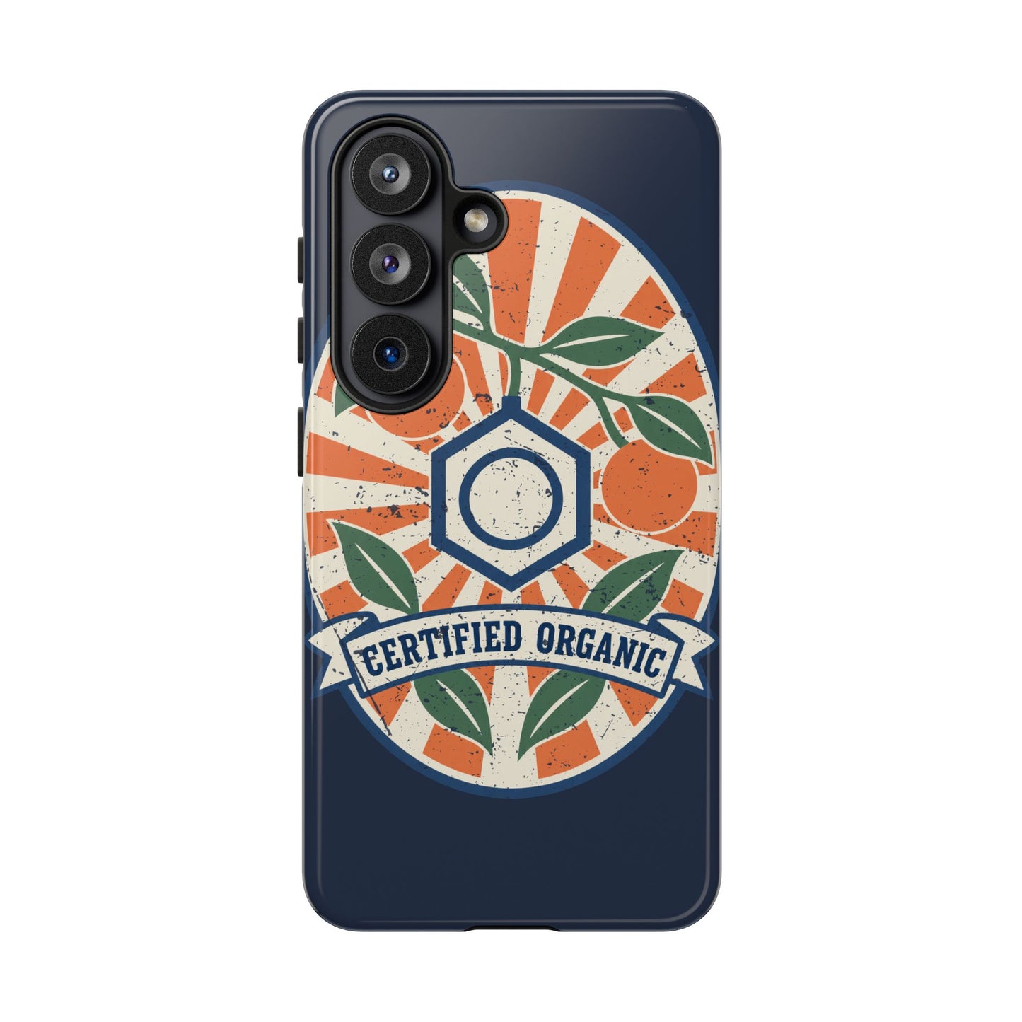 Certified Organic Chemistry - Tough Phone Case (Samsung Galaxy) 🍊