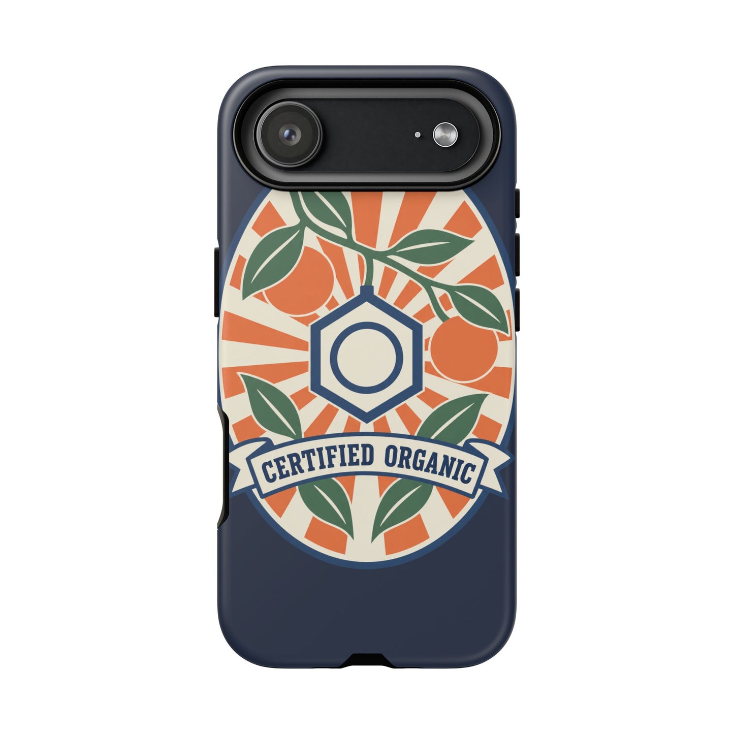 Certified Organic Chemistry - Tough Phone Case (Apple iPhone) 🍊