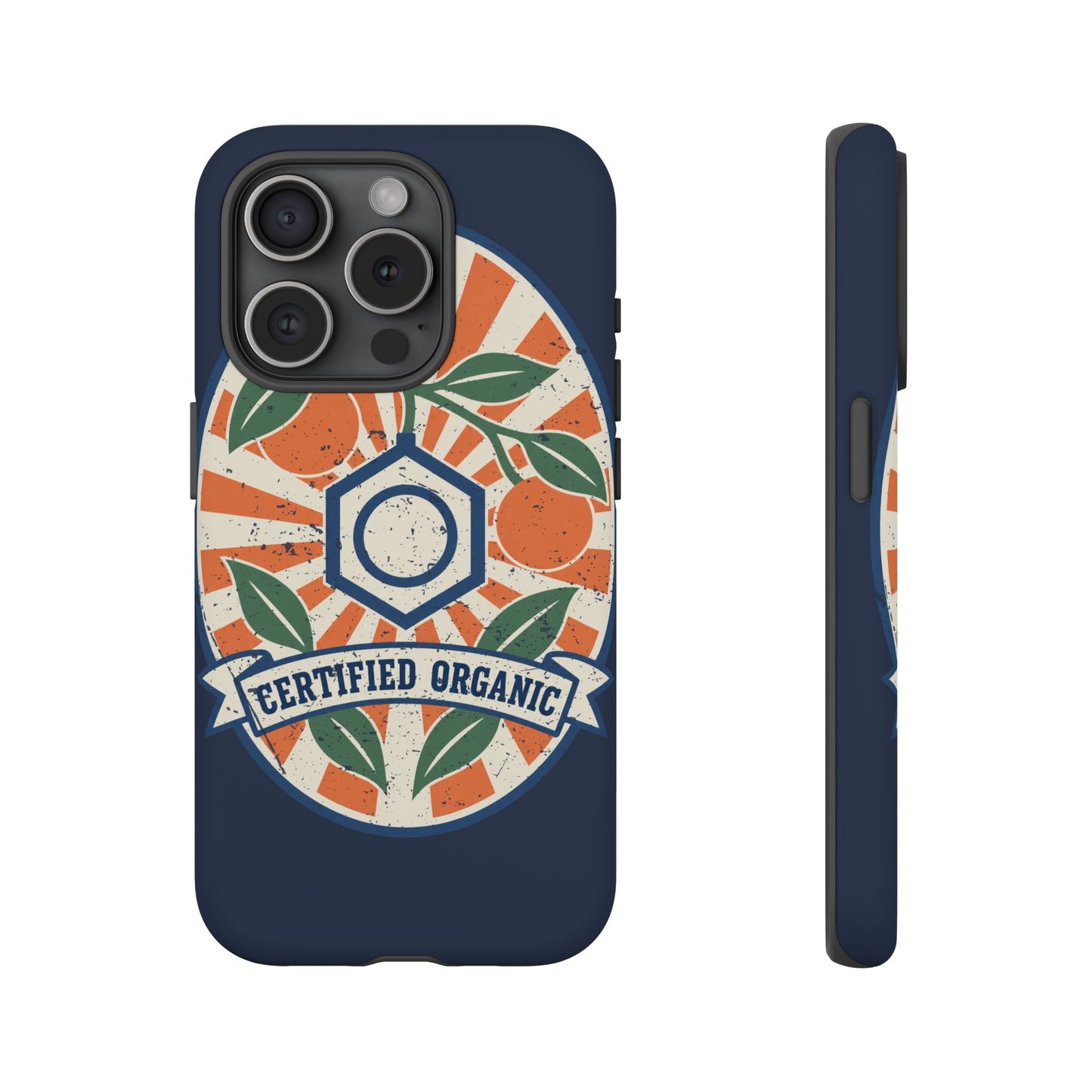Certified Organic Chemistry - Tough Phone Case (Apple iPhone) 🍊
