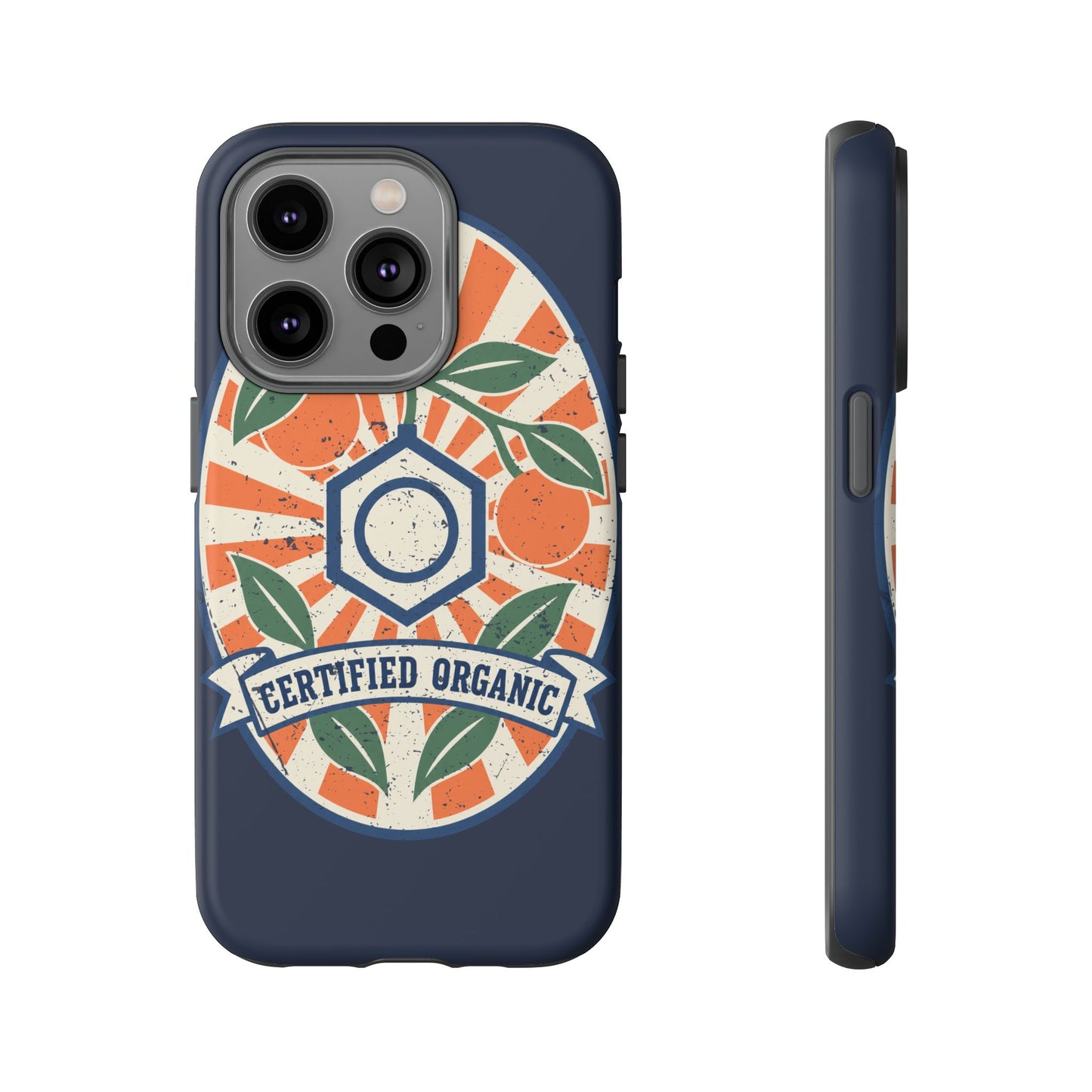 Certified Organic Chemistry - Tough Phone Case (Apple iPhone) 🍊