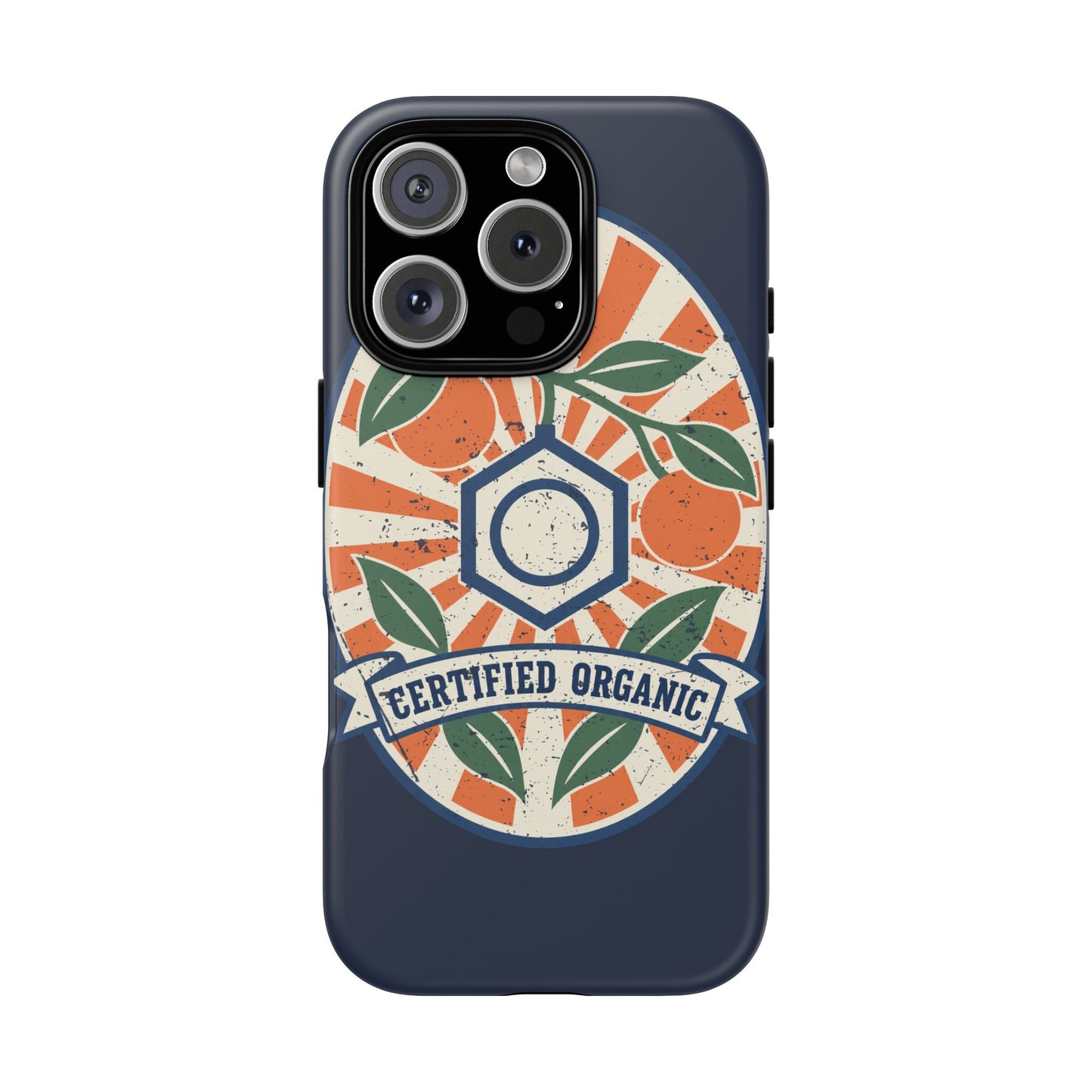 Certified Organic Chemistry - Tough Phone Case (Apple iPhone) 🍊
