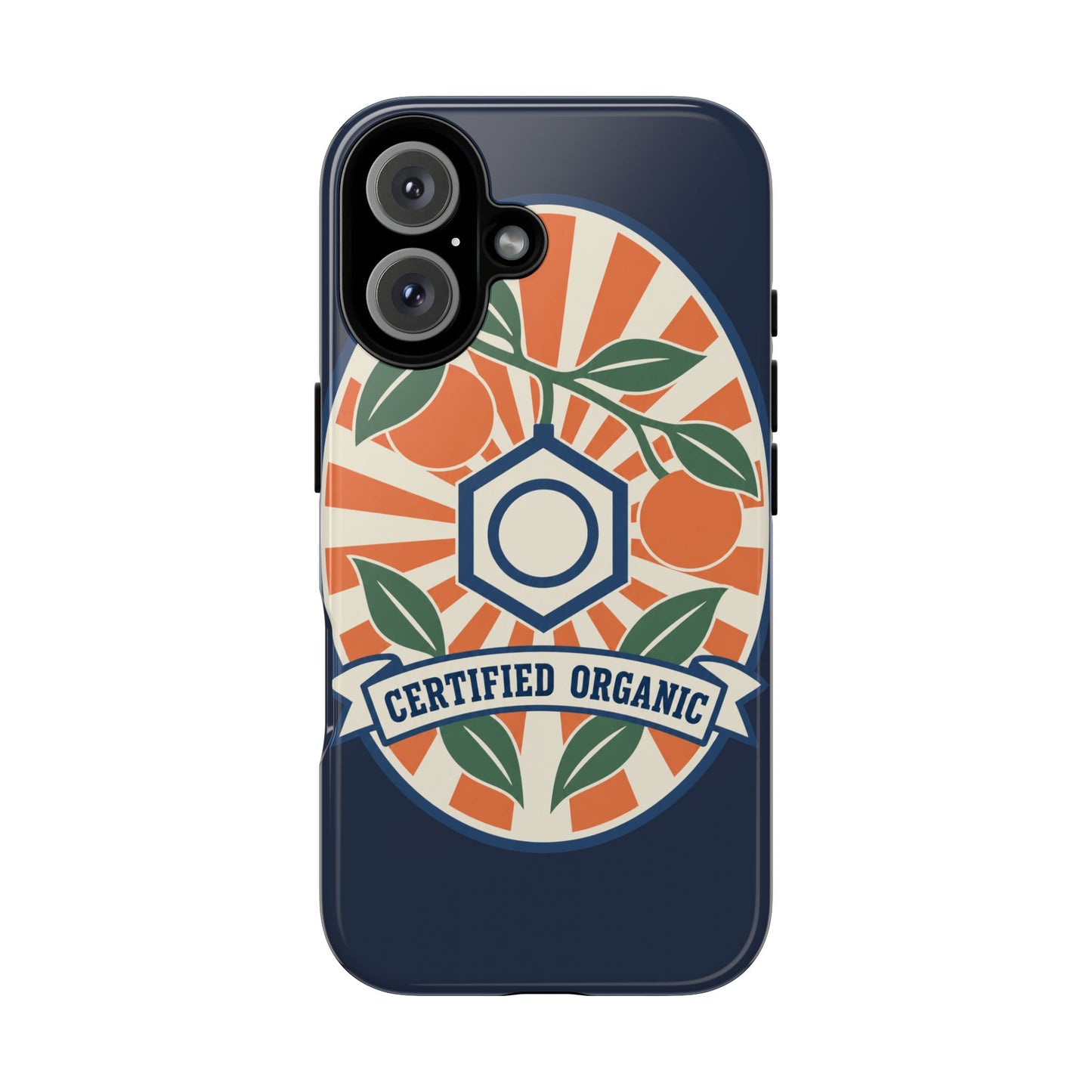 Certified Organic Chemistry - Tough Phone Case (Apple iPhone) 🍊