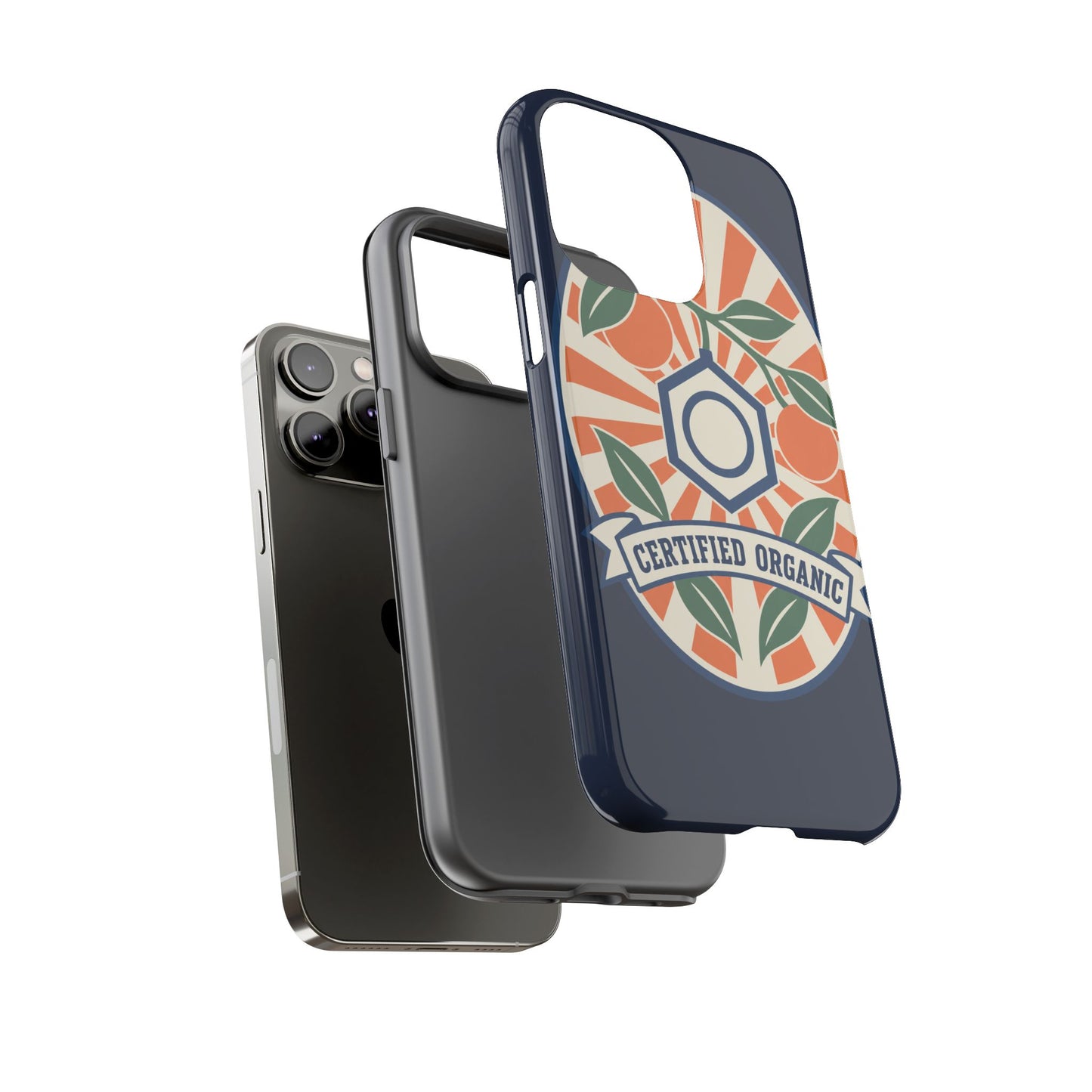 Certified Organic Chemistry - Tough Phone Case (Apple iPhone) 🍊