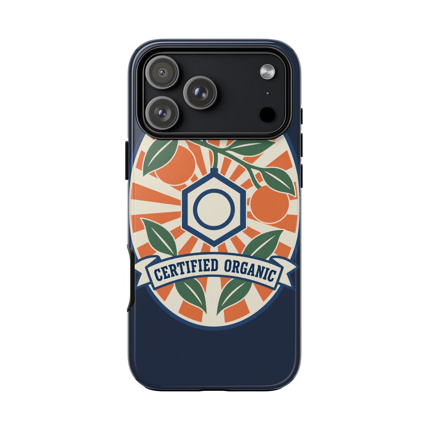 Certified Organic Chemistry - Tough Phone Case (Apple iPhone) 🍊