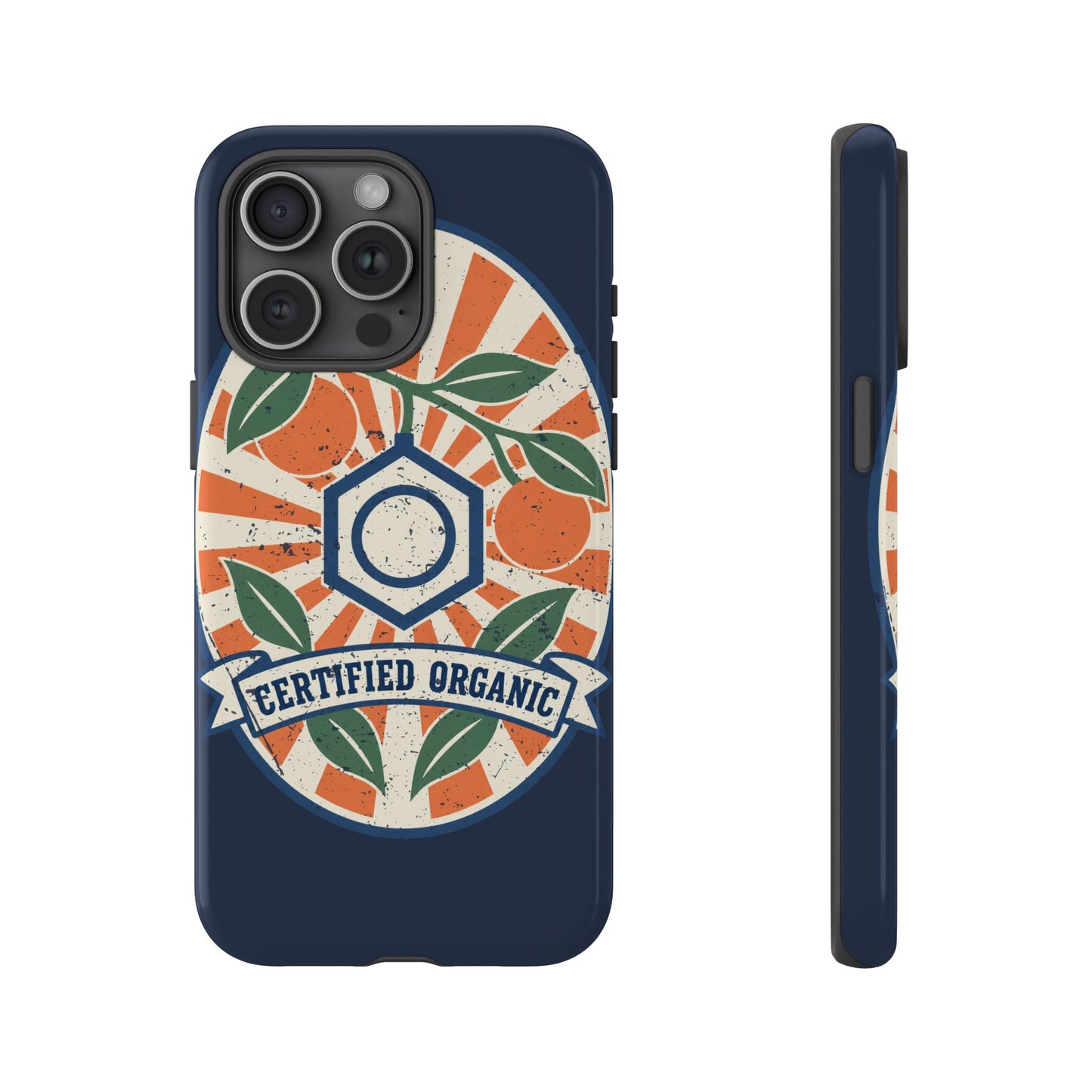Certified Organic Chemistry - Tough Phone Case (Apple iPhone) 🍊