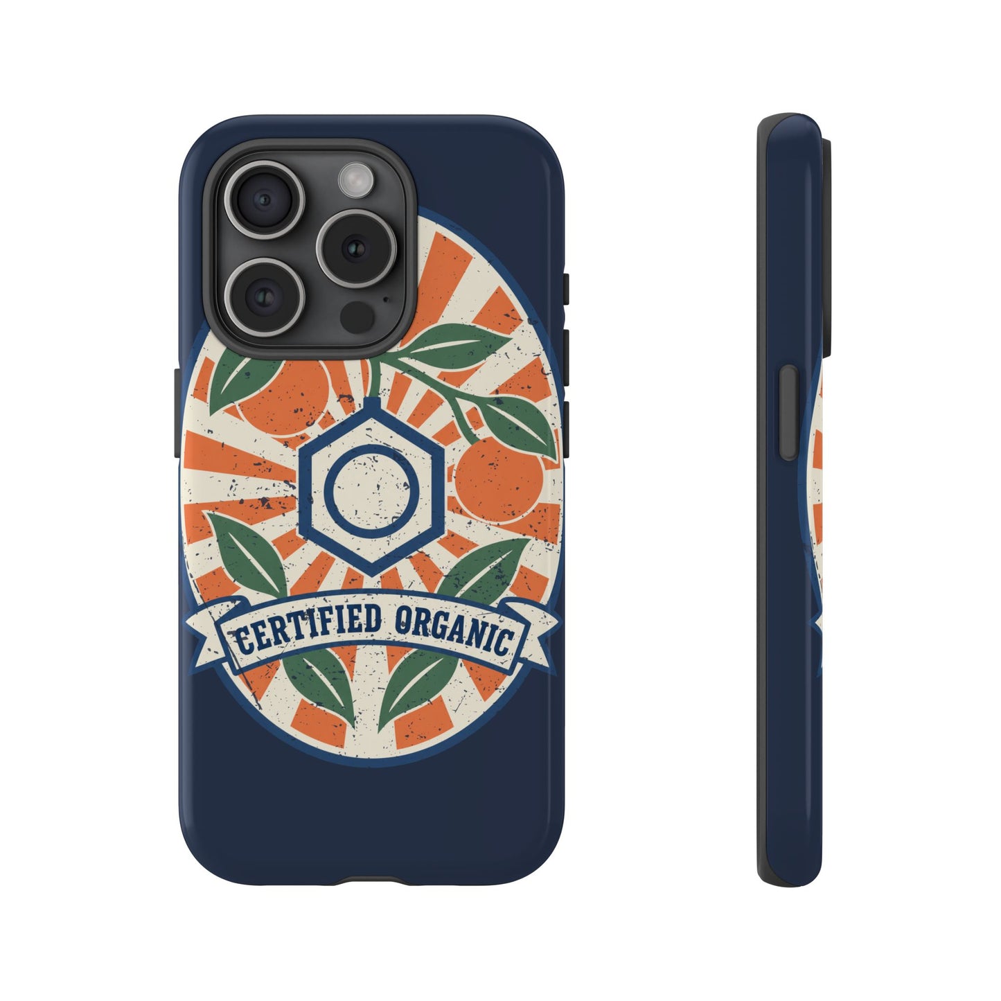 Certified Organic Chemistry - Tough Phone Case (Apple iPhone) 🍊