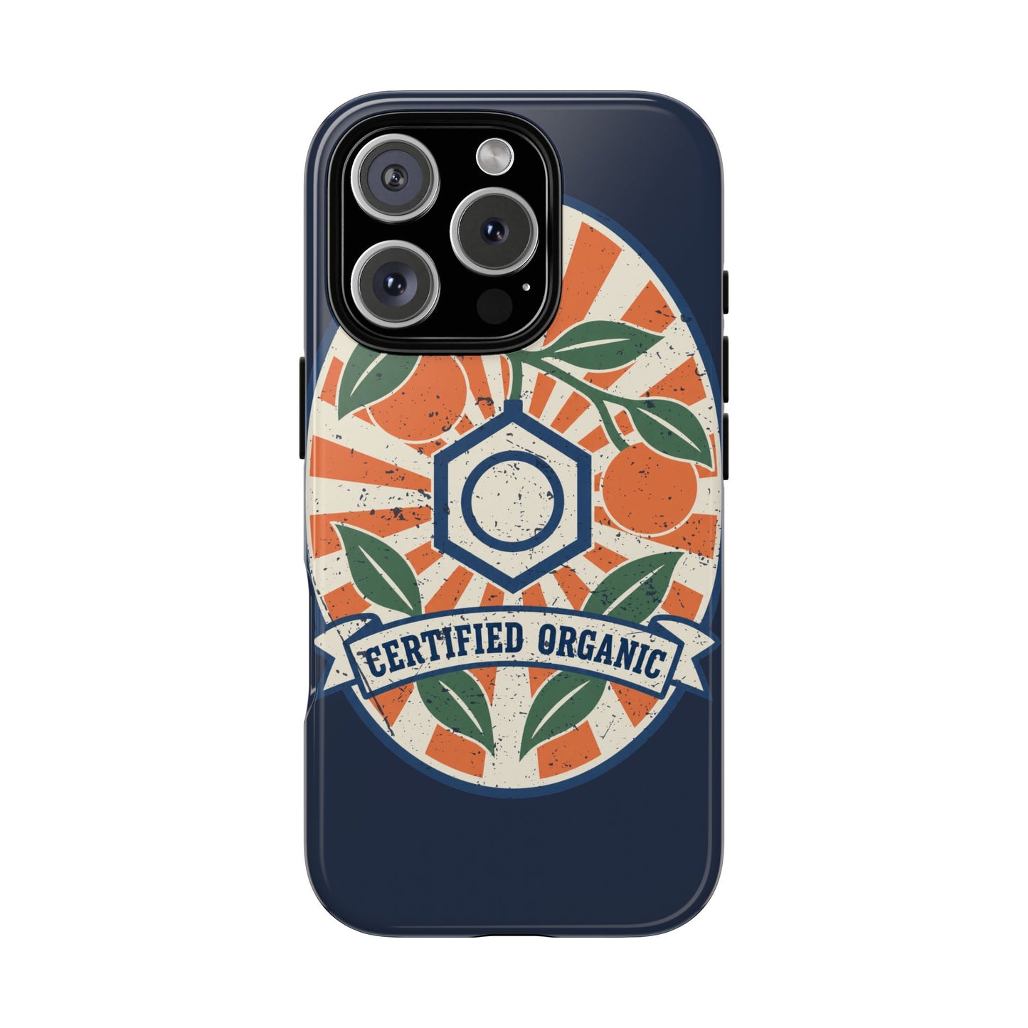 Certified Organic Chemistry - Tough Phone Case (Apple iPhone) 🍊