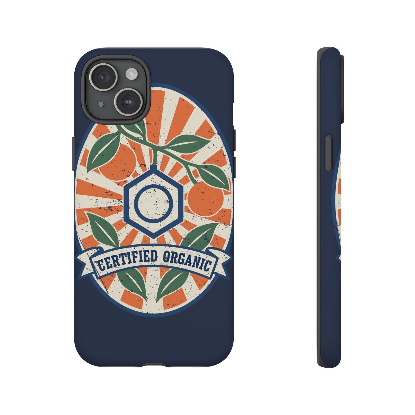 Certified Organic Chemistry - Tough Phone Case (Apple iPhone) 🍊