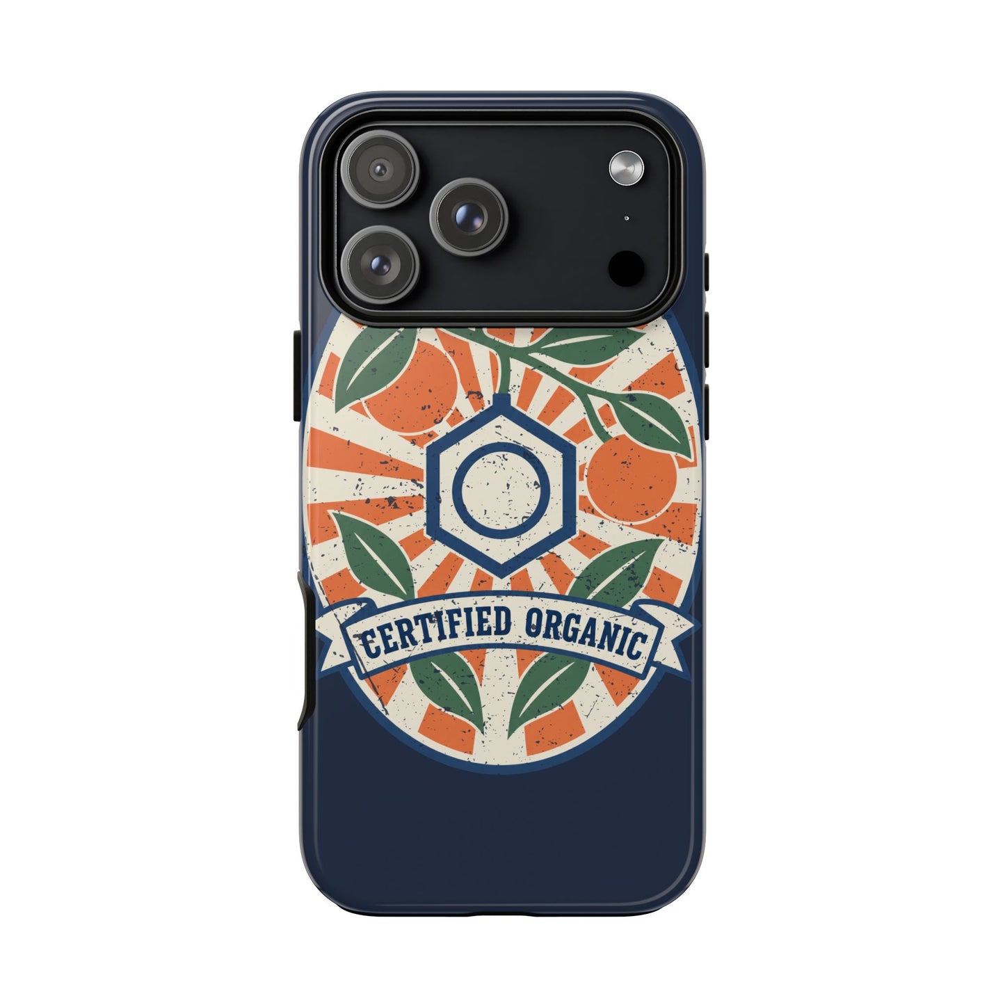 Certified Organic Chemistry - Tough Phone Case (Apple iPhone) 🍊