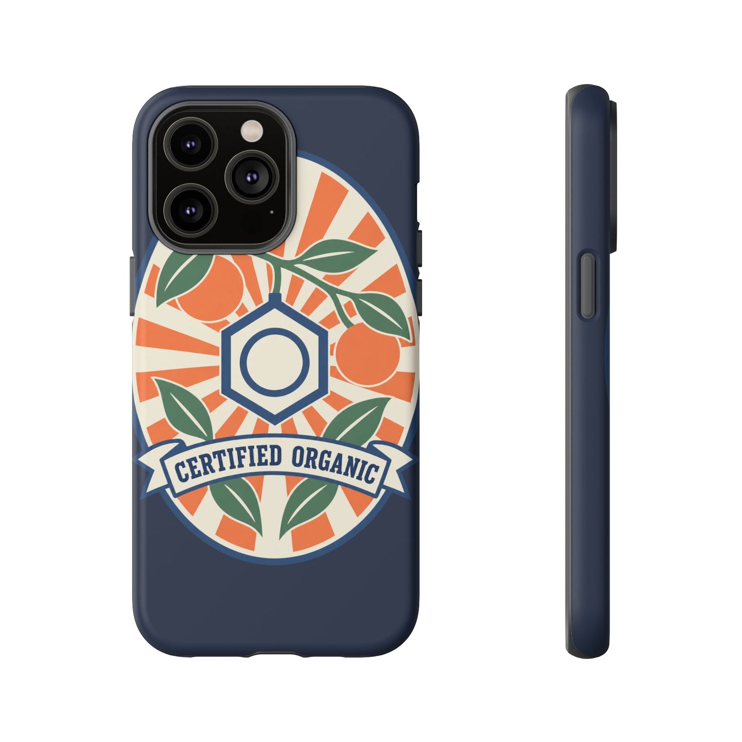 Certified Organic Chemistry - Tough Phone Case (Apple iPhone) 🍊