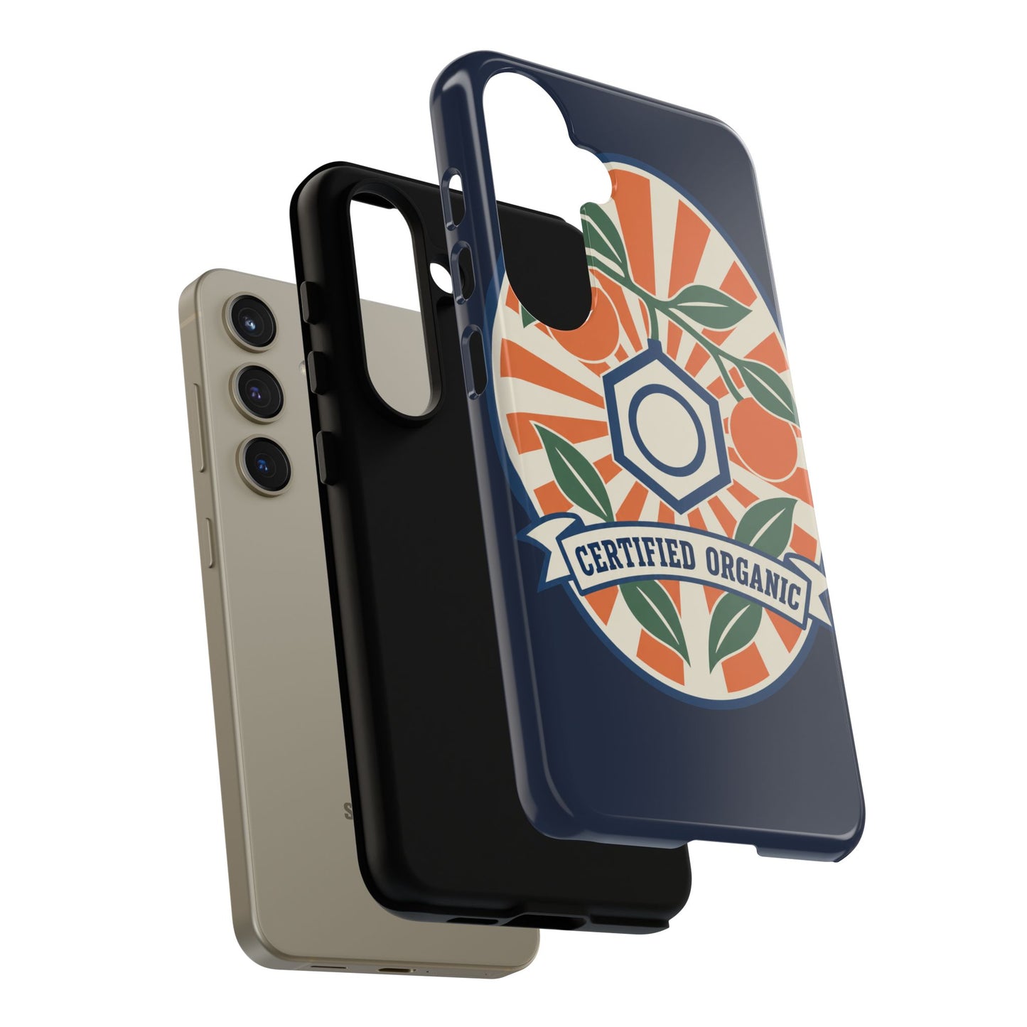 Certified Organic Chemistry - Tough Phone Case (Samsung Galaxy) 🍊
