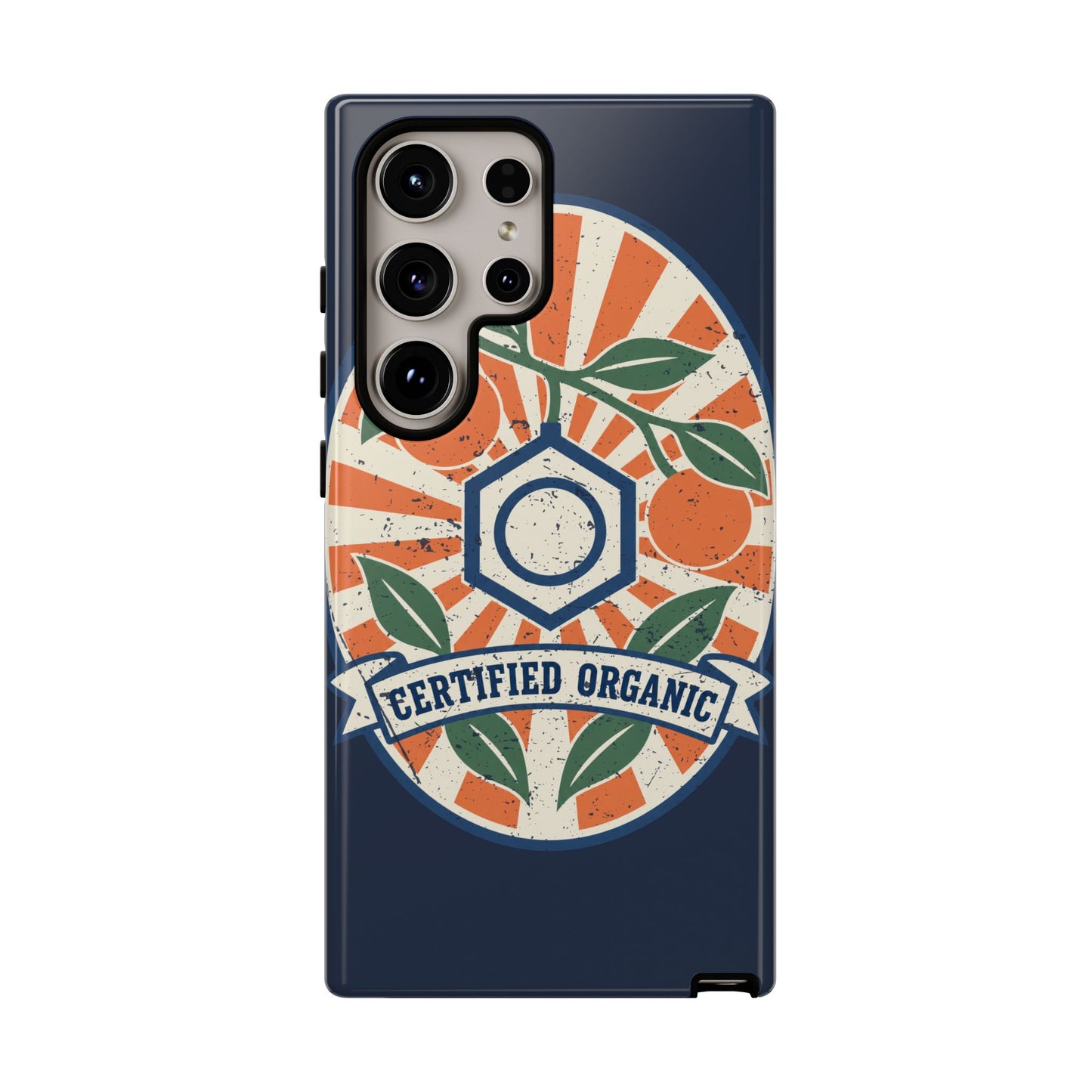 Certified Organic Chemistry - Tough Phone Case (Samsung Galaxy) 🍊