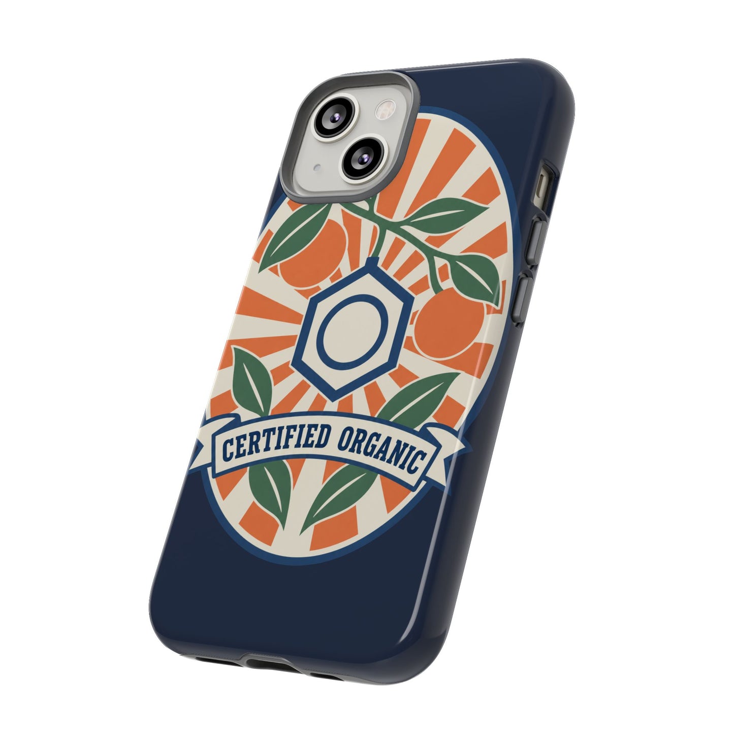 Certified Organic Chemistry - Tough Phone Case (Apple iPhone) 🍊