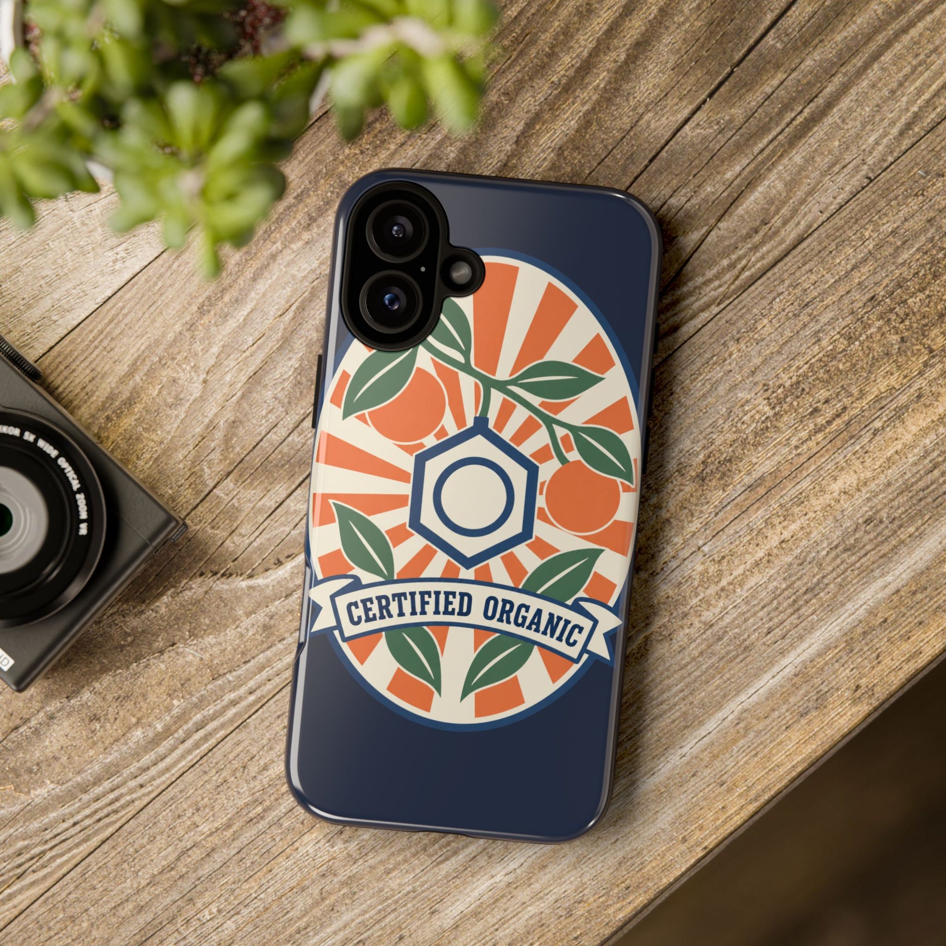 Certified Organic Chemistry - Tough Phone Case (Apple iPhone) 🍊