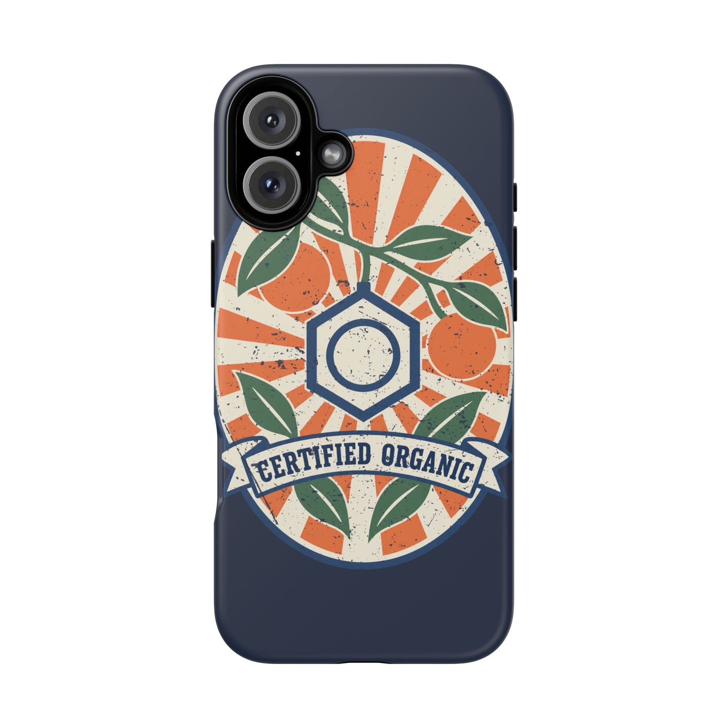 Certified Organic Chemistry - Tough Phone Case (Apple iPhone) 🍊