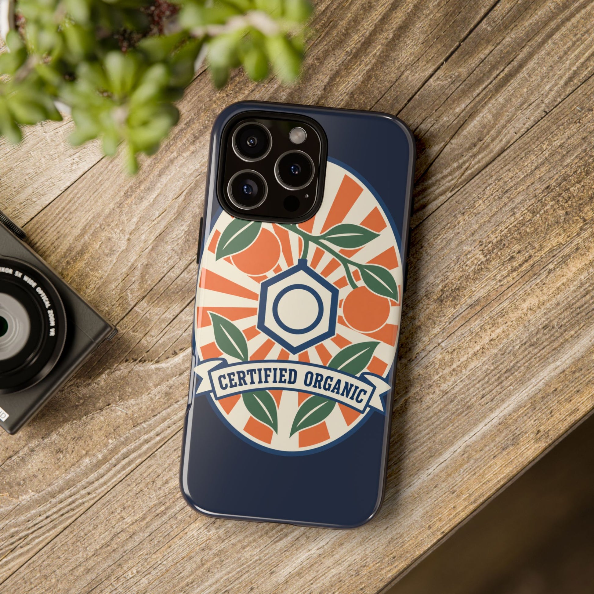 Certified Organic Chemistry - Tough Phone Case (Apple iPhone) 🍊