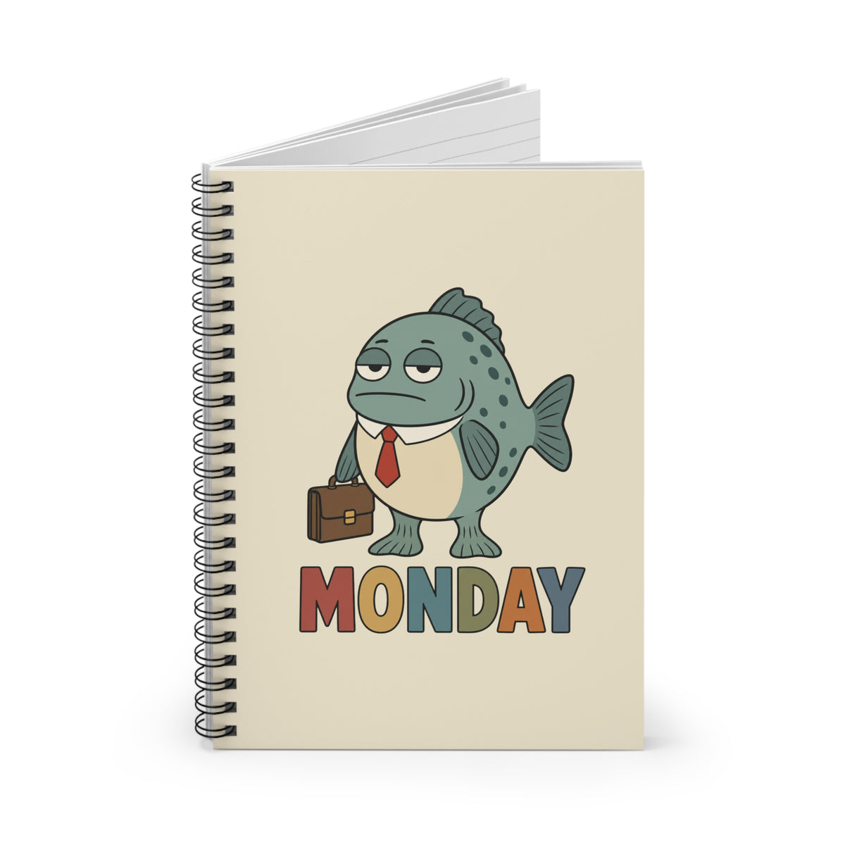 Monday - Spiral Notebook