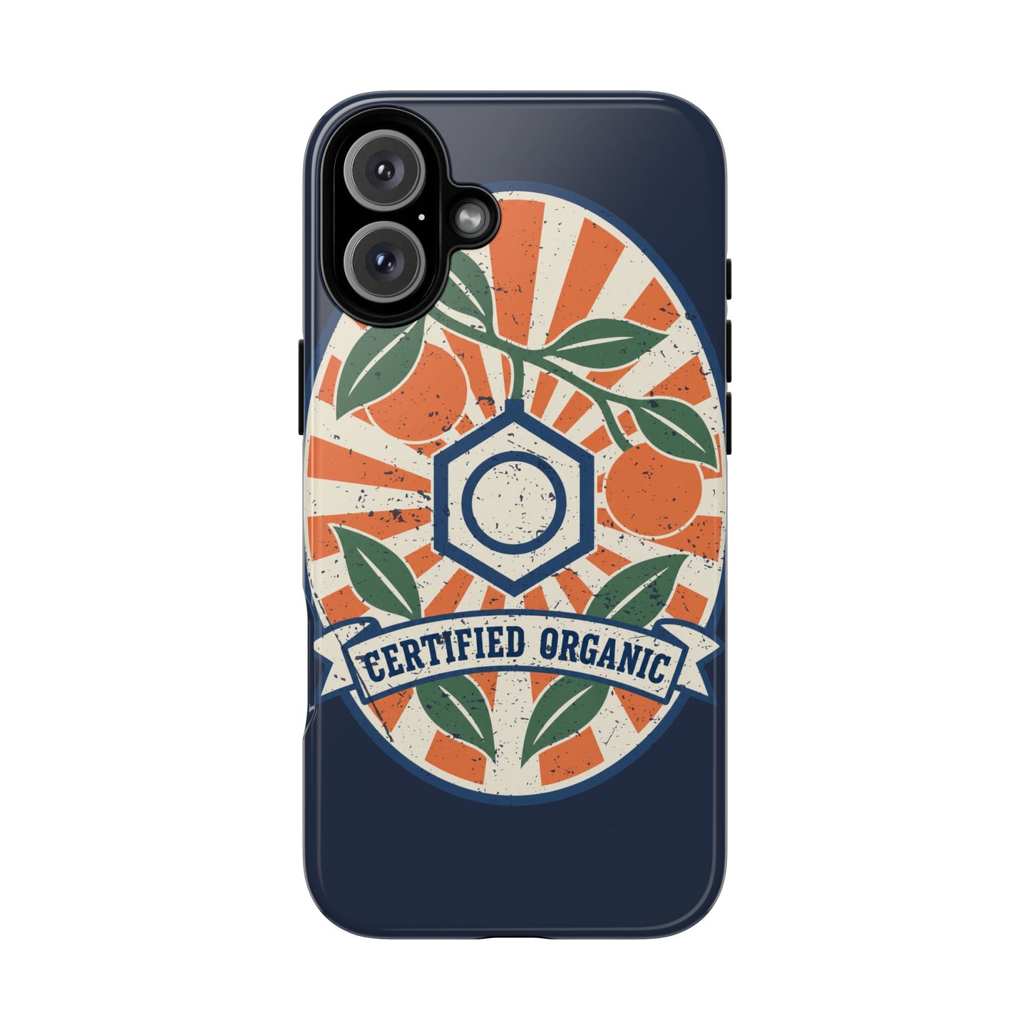 Certified Organic Chemistry - Tough Phone Case (Apple iPhone) 🍊