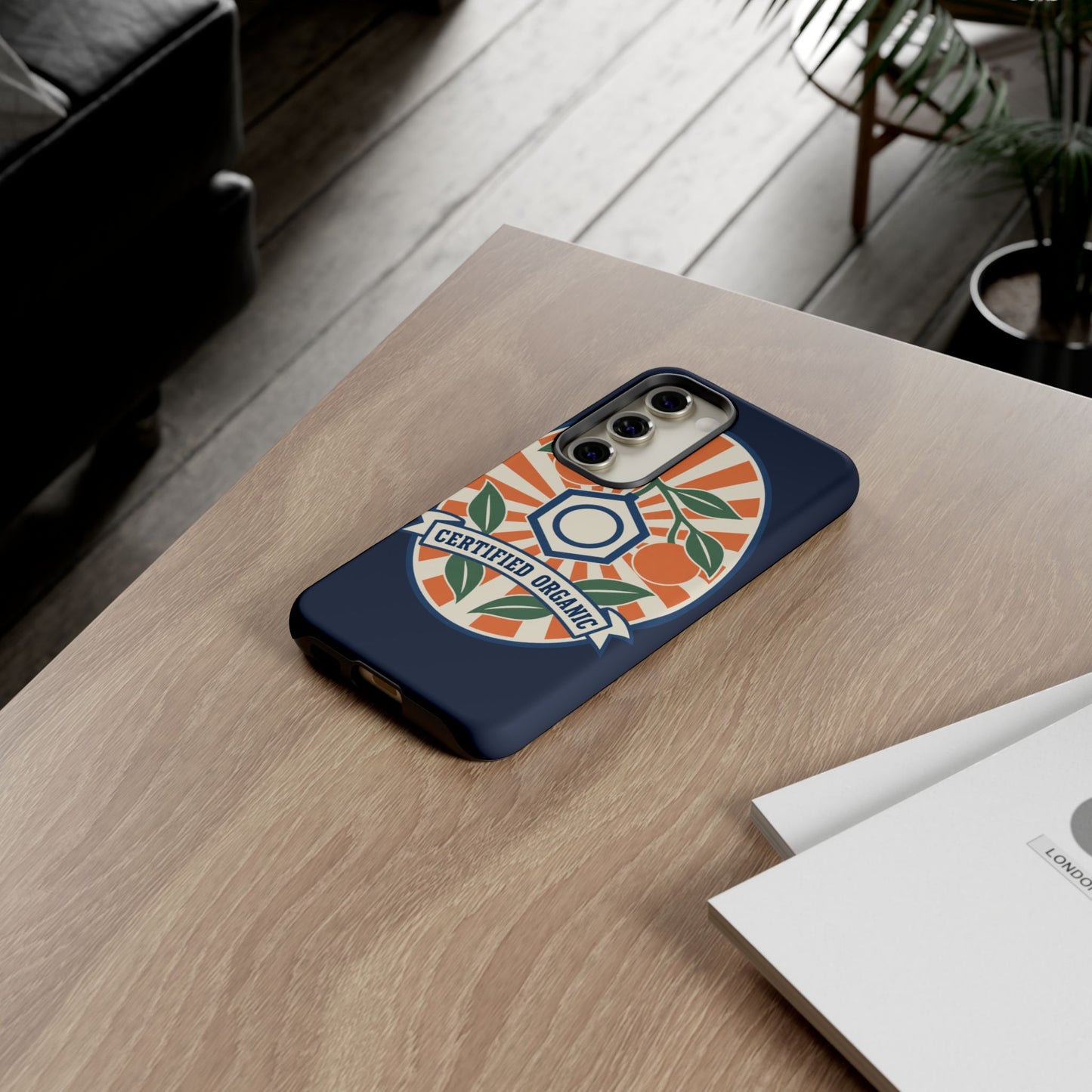 Certified Organic Chemistry - Tough Phone Case (Samsung Galaxy) 🍊