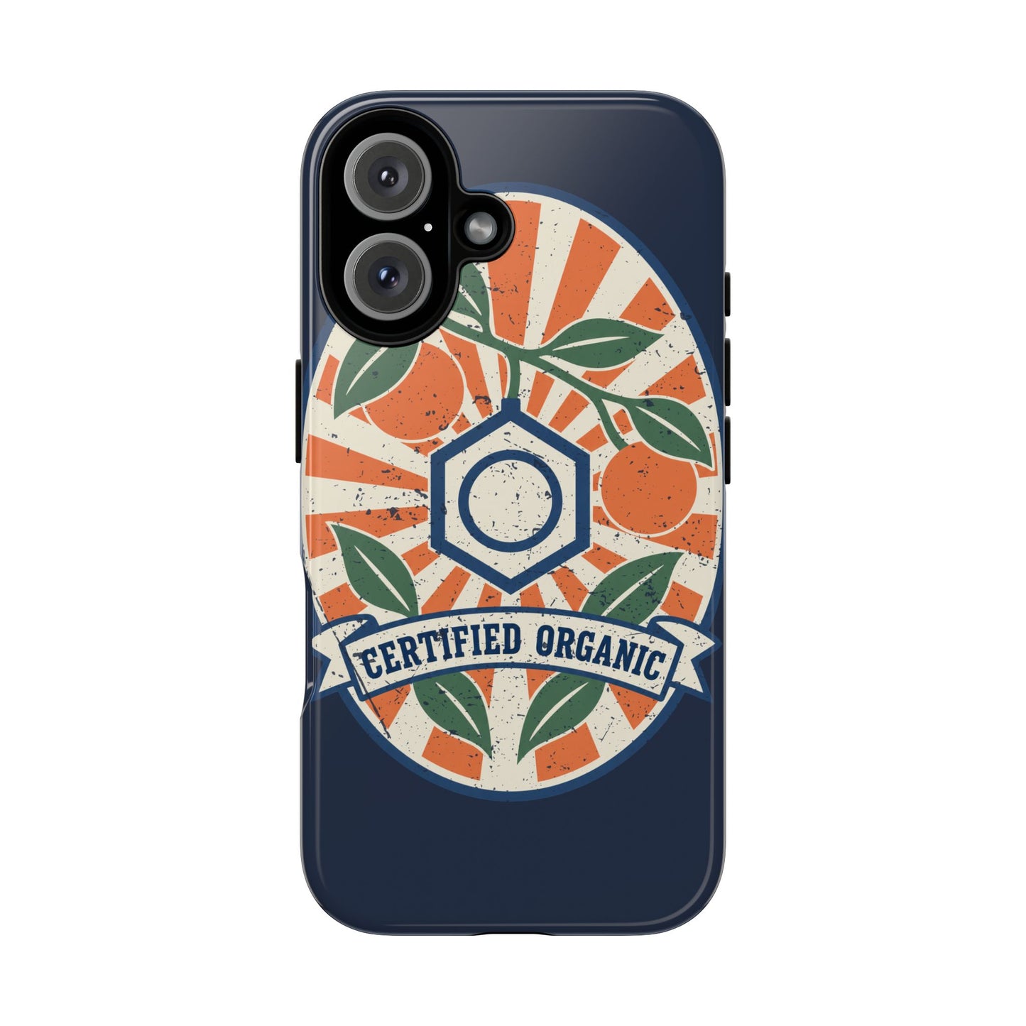 Certified Organic Chemistry - Tough Phone Case (Apple iPhone) 🍊