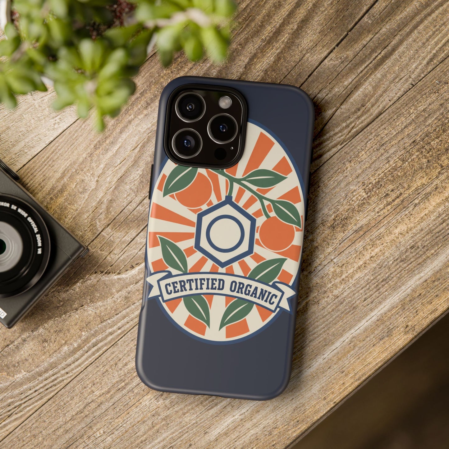 Certified Organic Chemistry - Tough Phone Case (Apple iPhone) 🍊