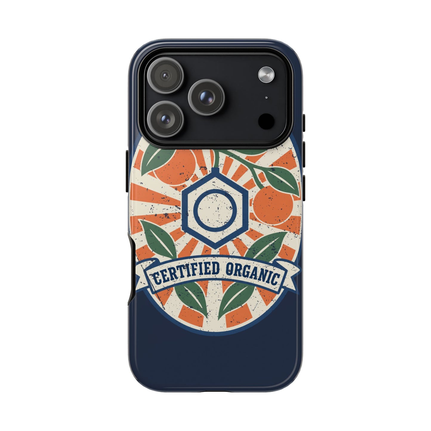 Certified Organic Chemistry - Tough Phone Case (Apple iPhone) 🍊