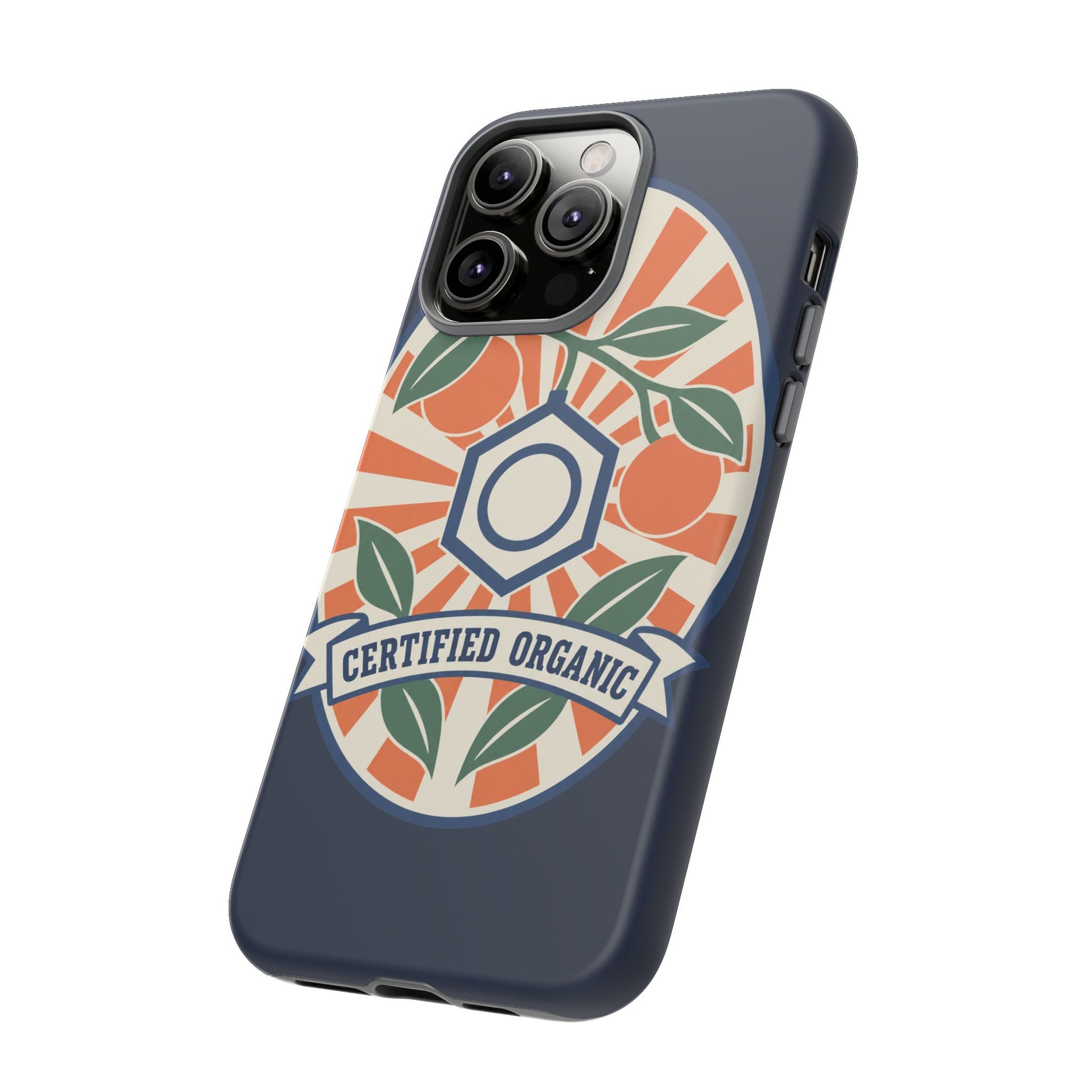 Certified Organic Chemistry - Tough Phone Case (Apple iPhone) 🍊