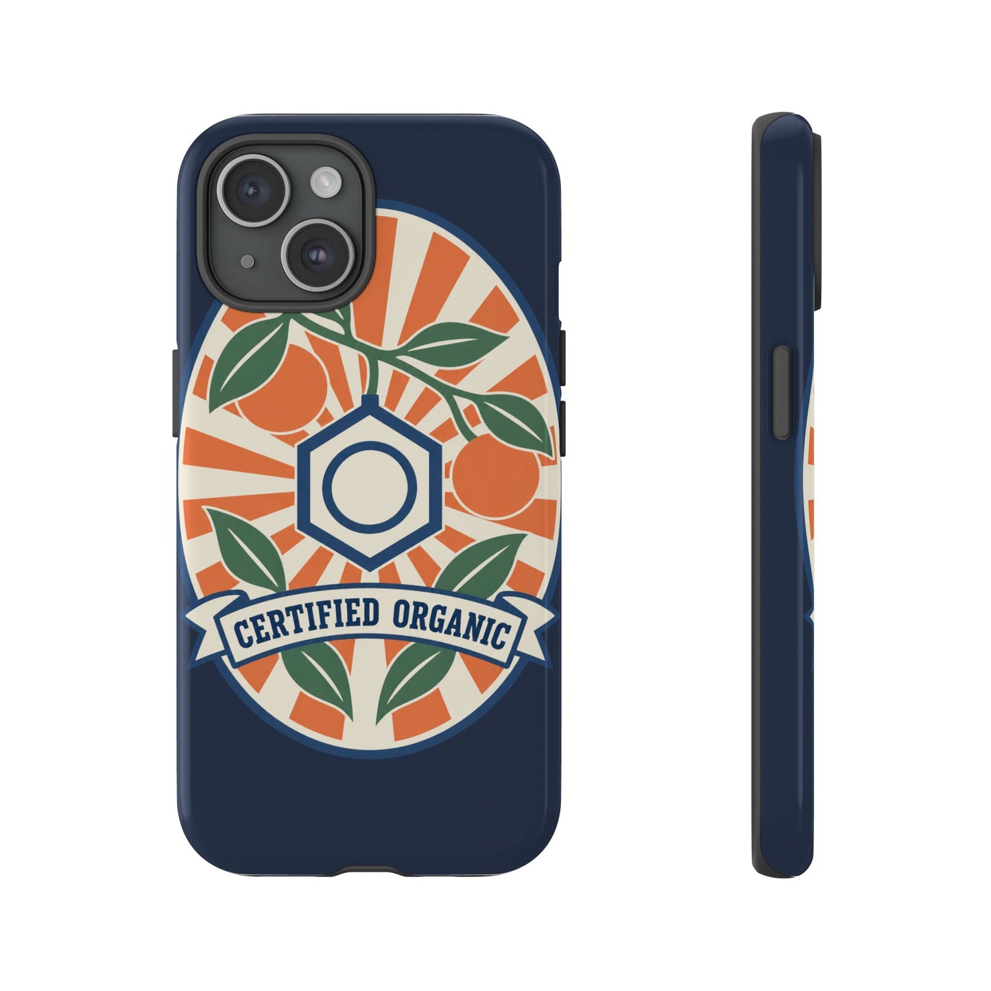 Certified Organic Chemistry - Tough Phone Case (Apple iPhone) 🍊