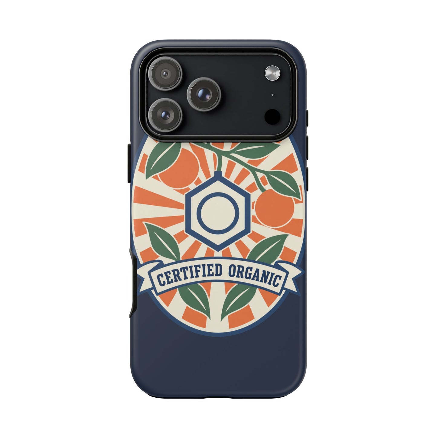 Certified Organic Chemistry - Tough Phone Case (Apple iPhone) 🍊