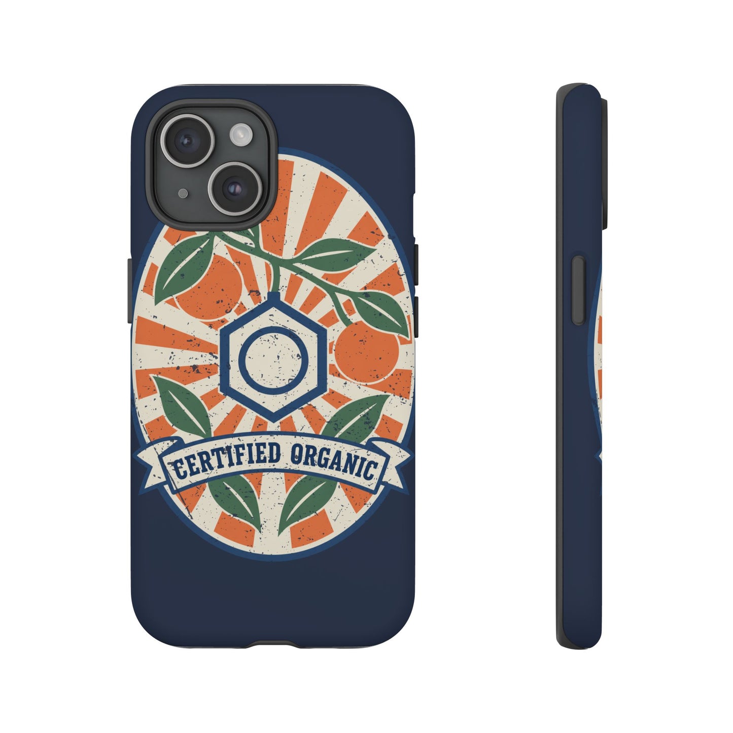 Certified Organic Chemistry - Tough Phone Case (Apple iPhone) 🍊