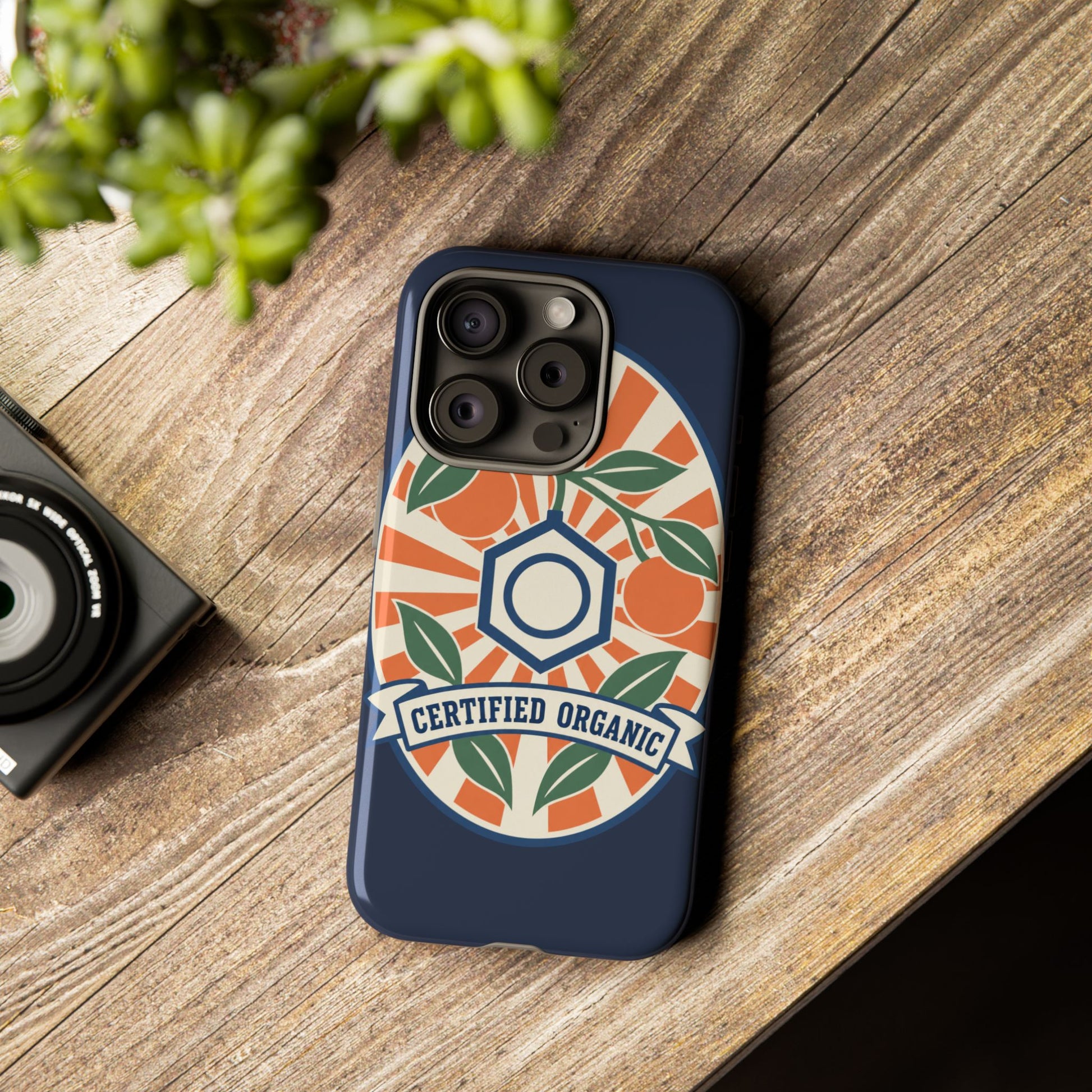 Certified Organic Chemistry - Tough Phone Case (Apple iPhone) 🍊