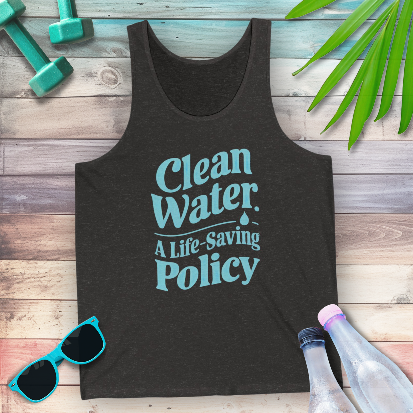 Clean Water: A Life-Saving Policy Tank Top