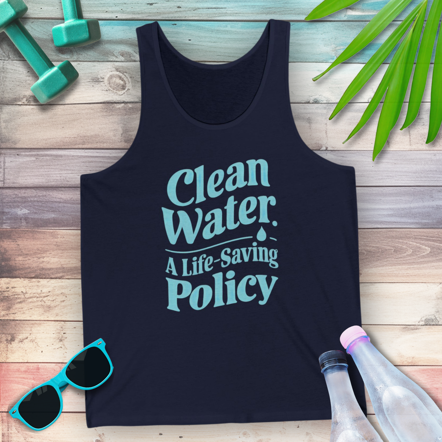 Clean Water: A Life-Saving Policy Tank Top