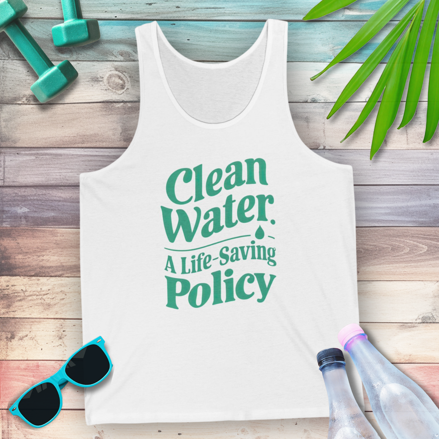 Clean Water: A Life-Saving Policy Tank Top